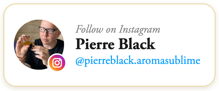 Pierre Black on Instagram (@pierreblack.aromasublime)