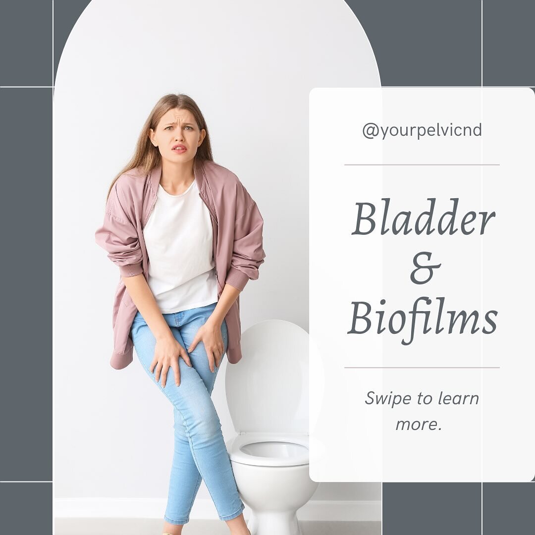 Bladder &amp; Biofilms

What is a Biofilm?  + Sticky substance produced by bacteria to anchor themselves in place &amp; avoid immune system attack  + Decreases effectiveness of immune system and external antibiotics/antimicrobials  + Biofilms help to