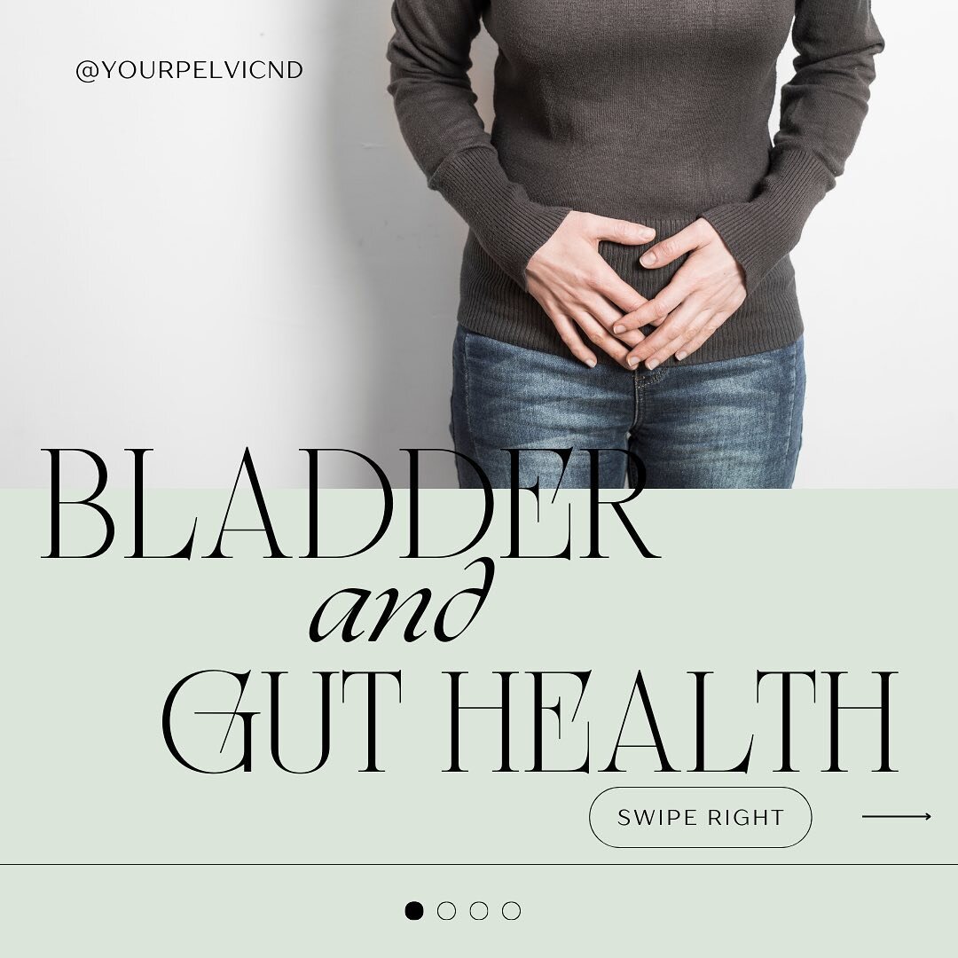 Bladder + Gut Health 🍃

What's the Connection?  &mdash;&gt; Bacteria from the gut and bladder talk to each other  &mdash;&gt; Chronic UTIs are often a sign of an unhealthy gut  &mdash;&gt; You must include a gut approach when treating any bladder co