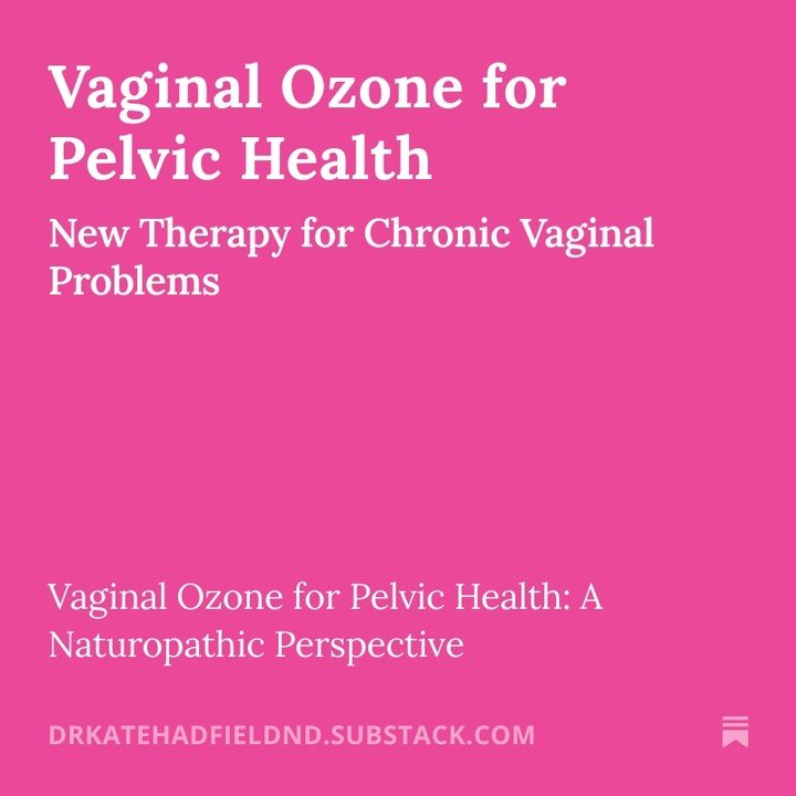 🌸 New Substack Article Alert! 🌸

✨ Vaginal Ozone for Pelvic Health: New Therapy for Chronic Vaginal Problems ✨

Hey, ladies! If you've been struggling with chronic vaginal health issues like yeast infections or bacterial vaginosis, you're not alone