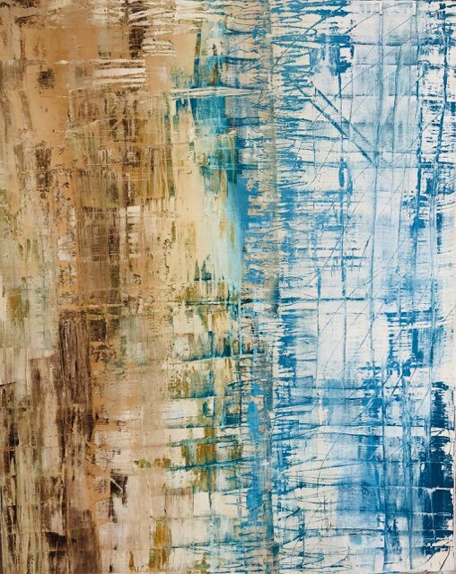 Beauty Beyond Dysfunction”, 5’x4’, acrylic on canvas, $5000