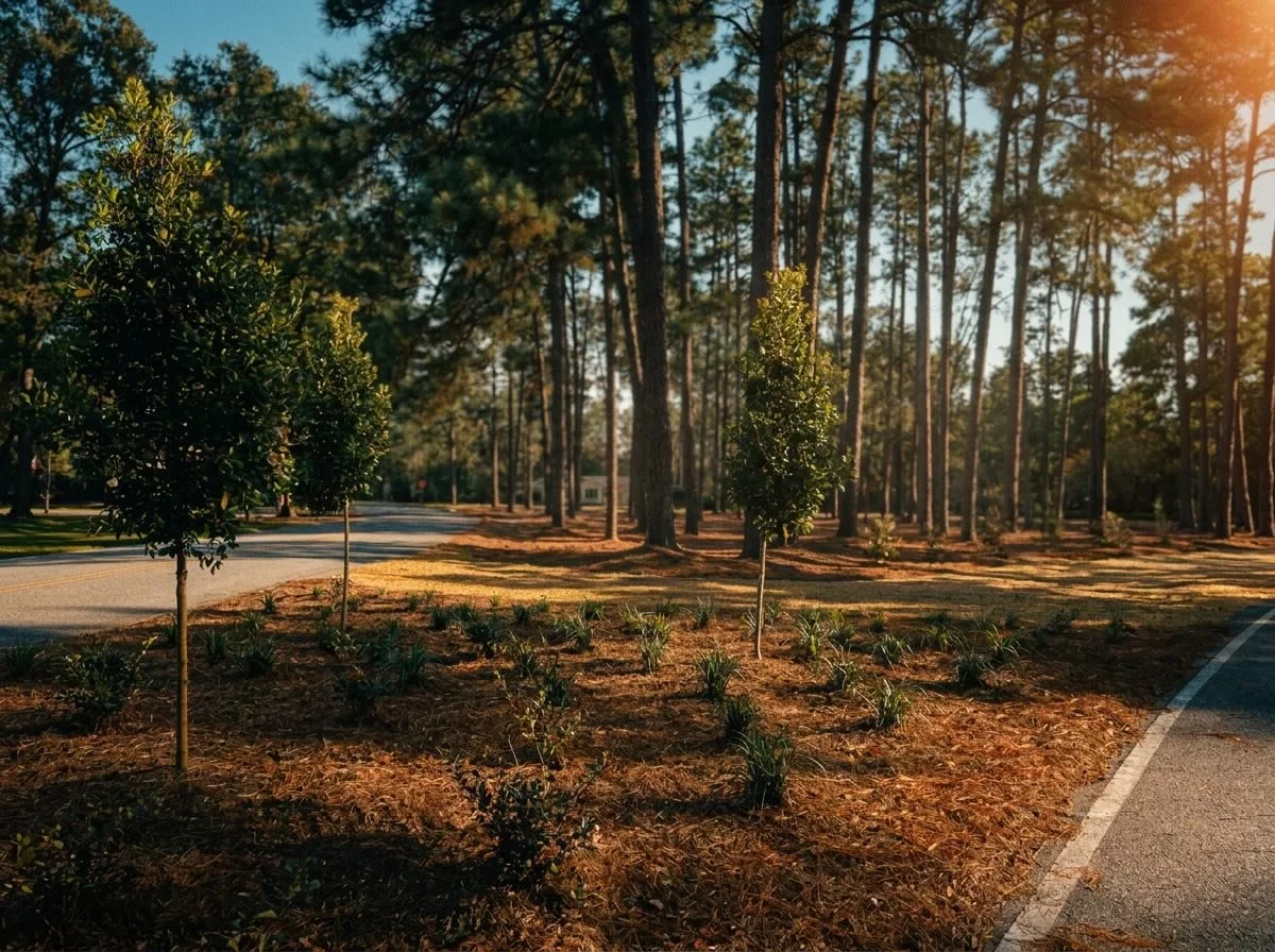 A public Camellia Garden in the heart of Moultrie. More camellias to be planted in near future. Enjoy, friends!