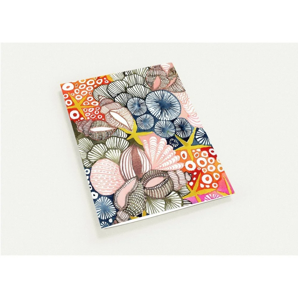 Tidepool Treasures | Coastal Art Greeting Cards