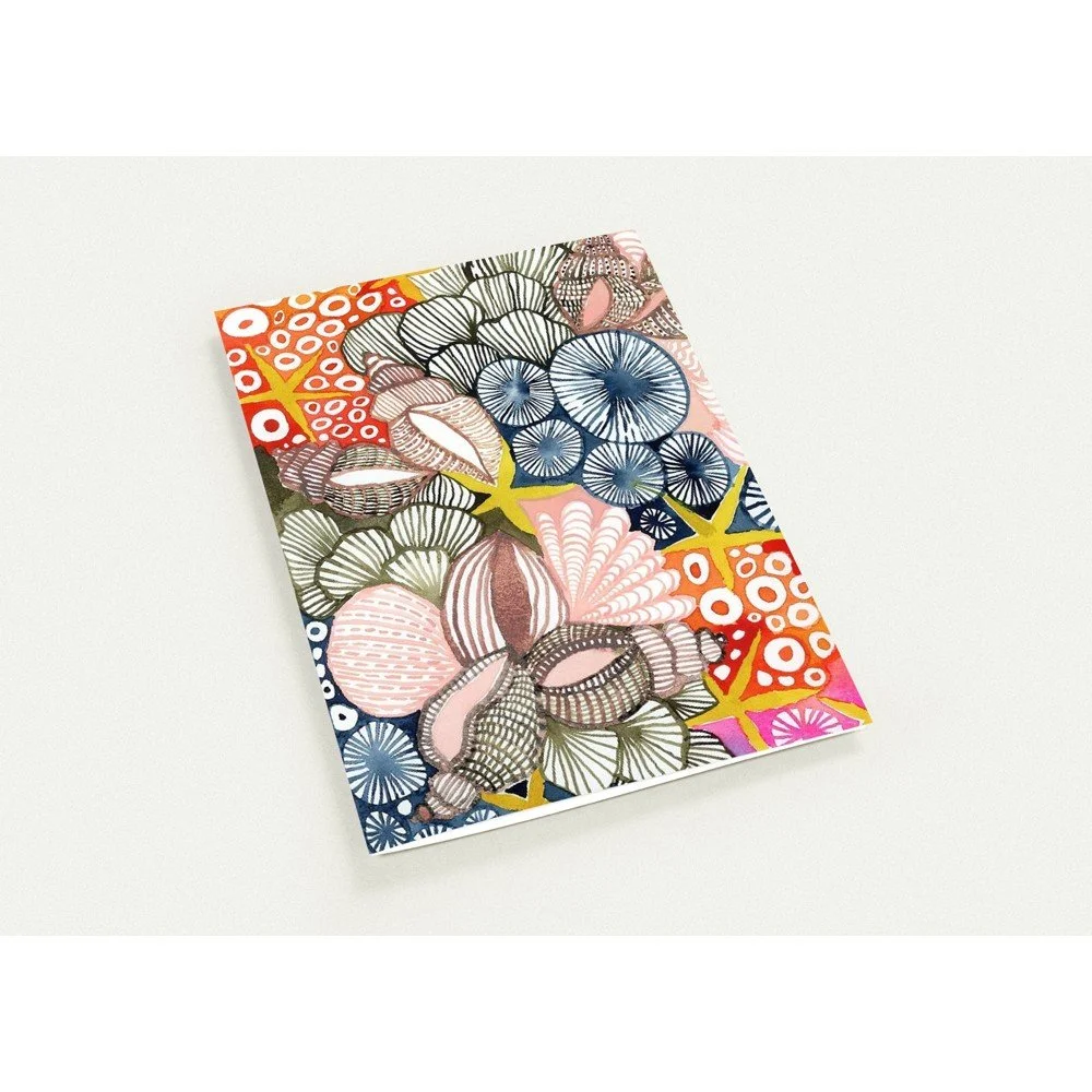 Tidepool Treasures | Coastal Art Greeting Cards