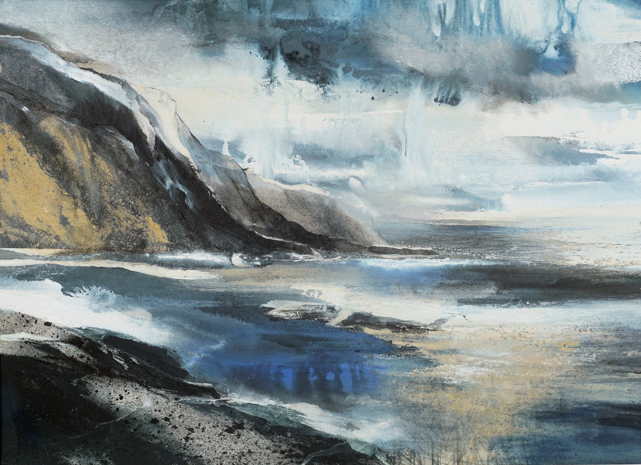 Boulby Cliffs, Cleveland Way - Giclee Print