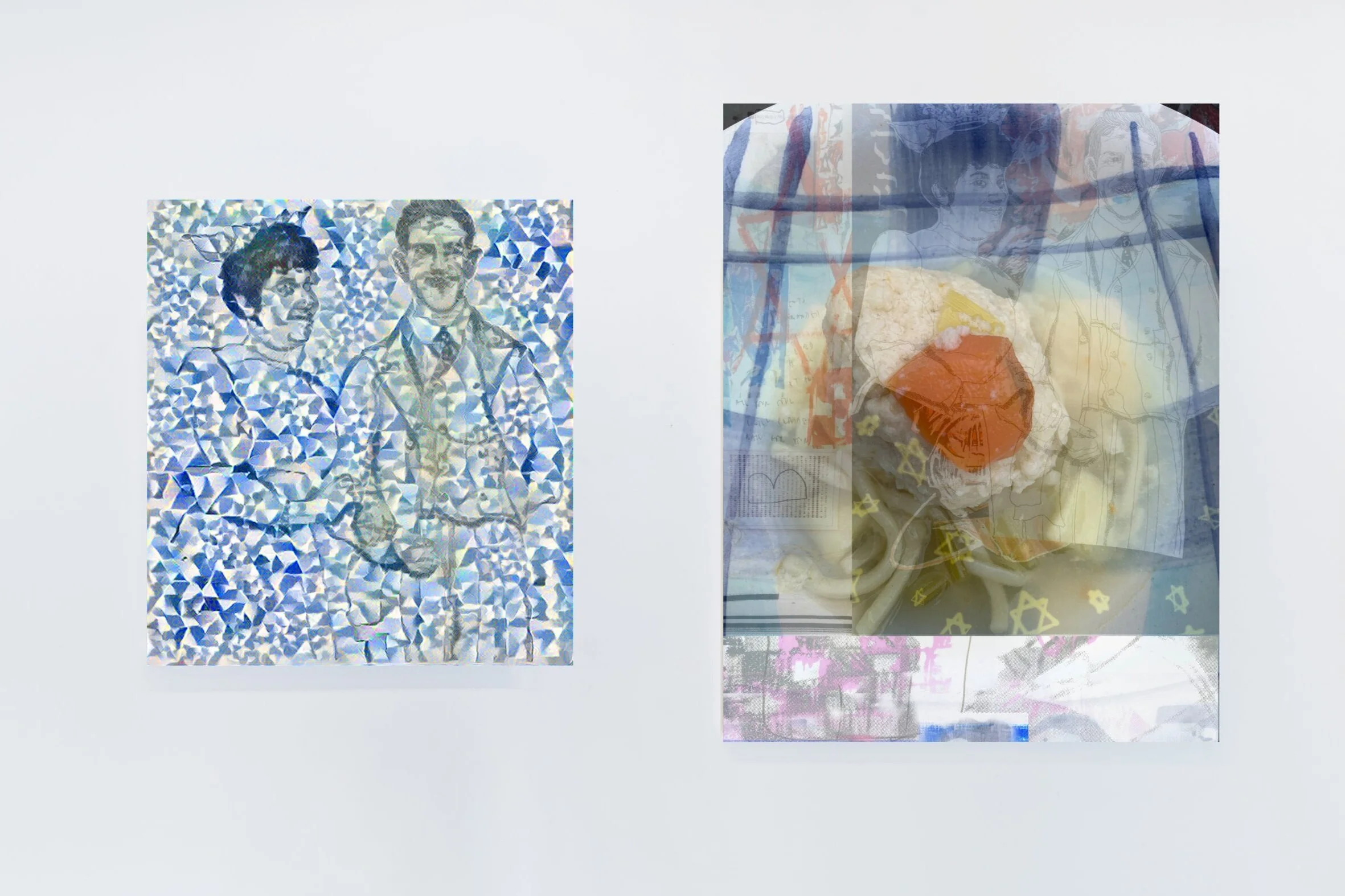  Digital edits of the artworks at Sydney Art Collective gallery space 