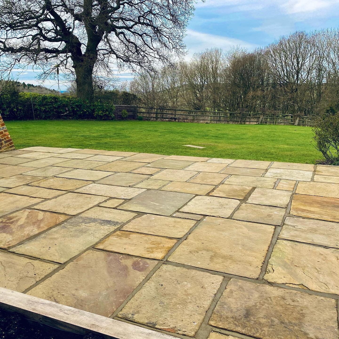 Loved using these reclaimed Yorkstone pavers. They bring a instant aged feel and build character to your project.