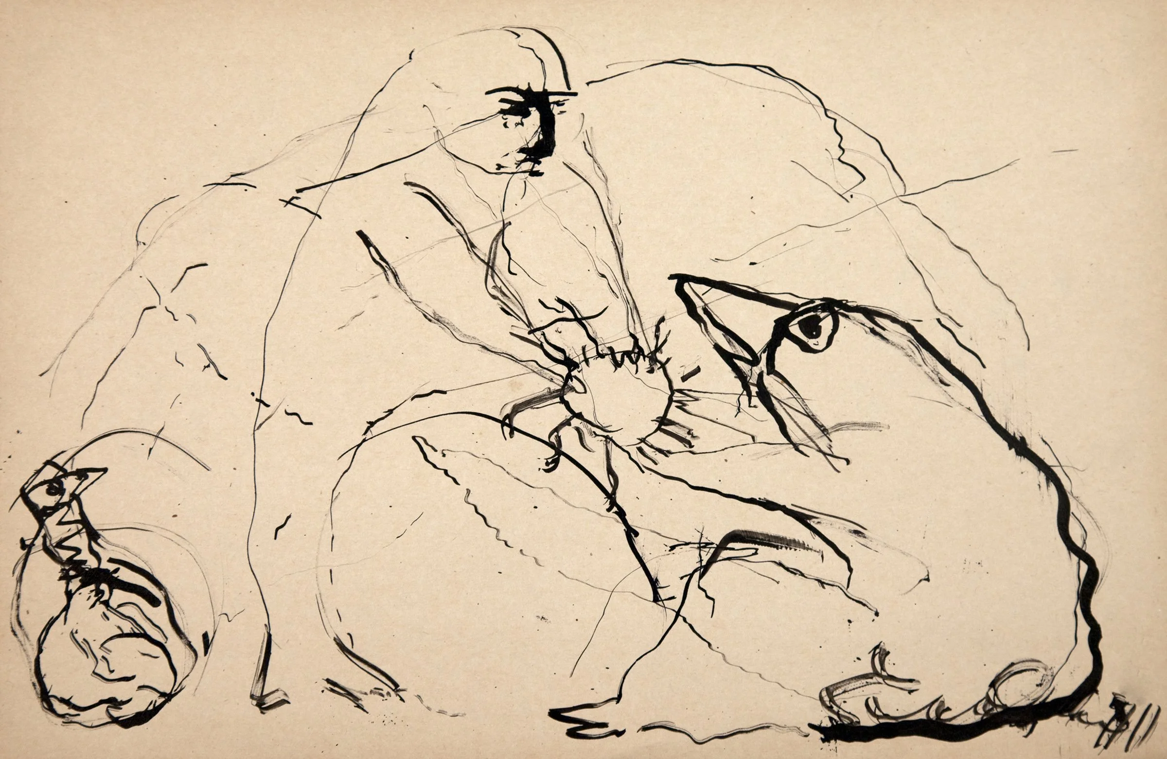 Žmogus ir paukštis XIV, 1993