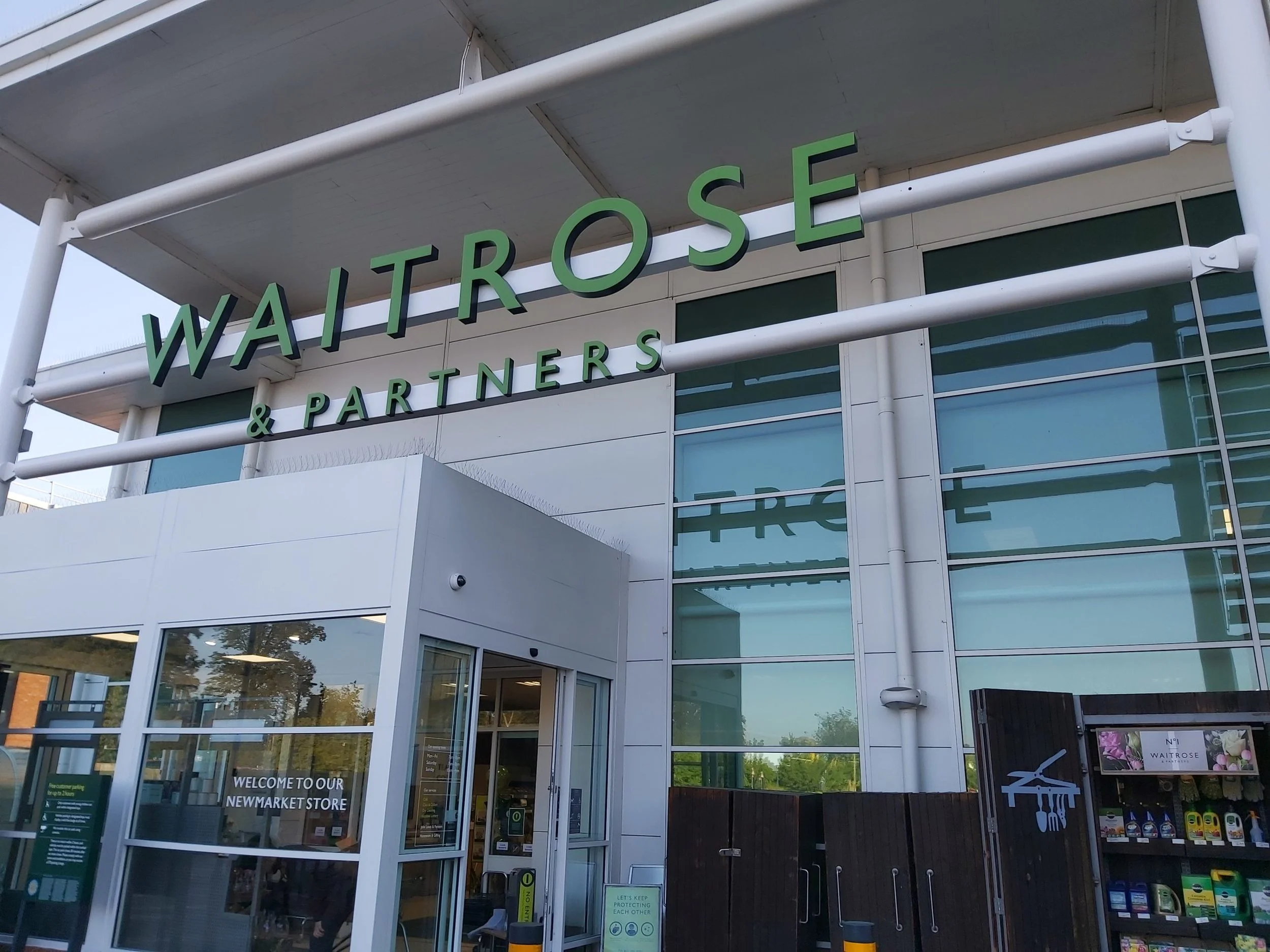 Carolling at Waitrose Newmarket