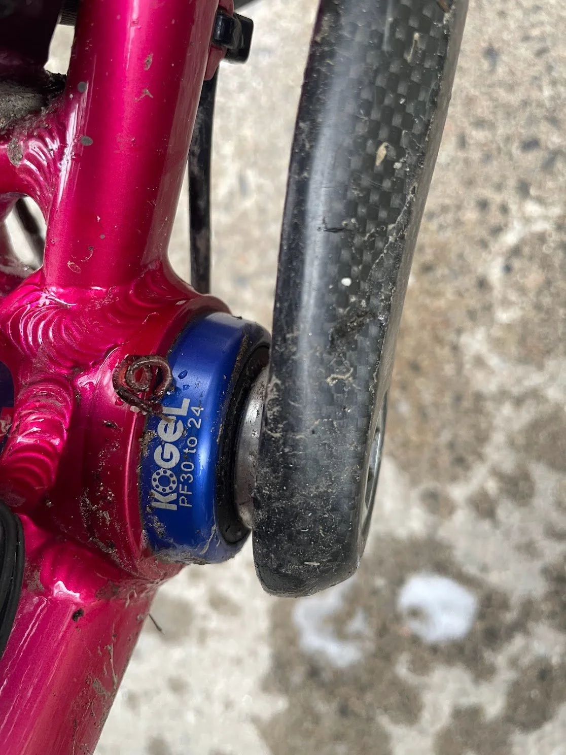 Kogel ceramic bearings with cyclocross seals: appropriate.