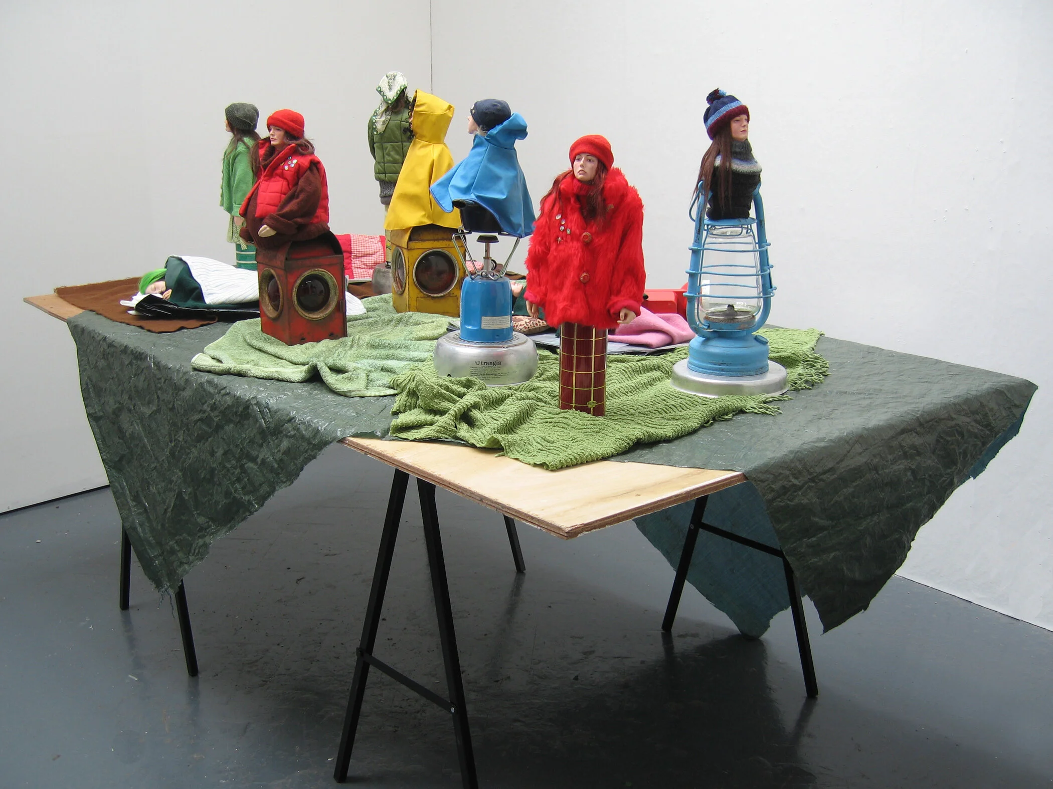 Tabletop Peacecamp 2013,  mixed media