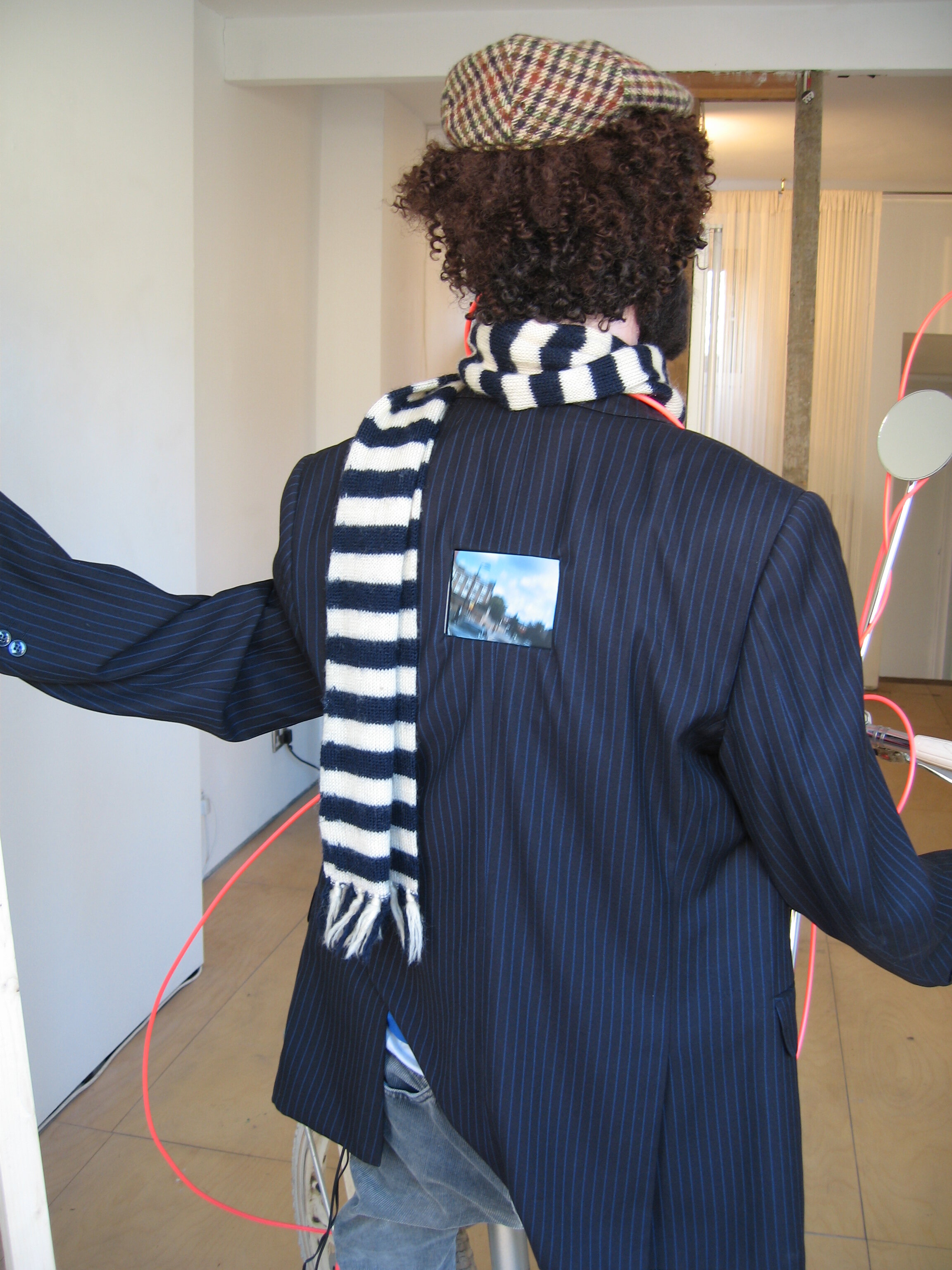 Richard Raleigh 2009, mixed media assemblage with DVD, (detail)