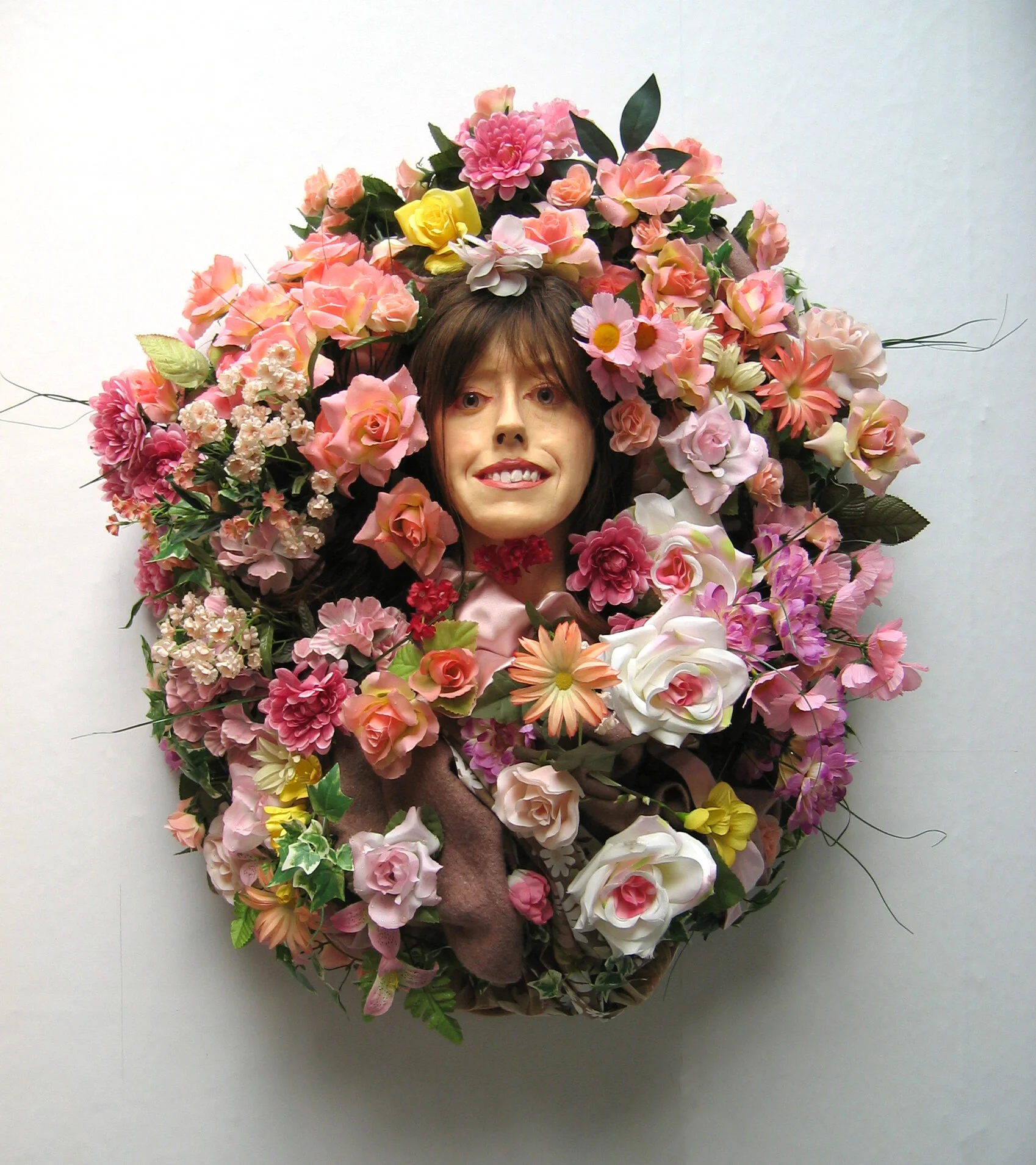 Pinkie Brown 2005, fabric, plastics &amp; hair
