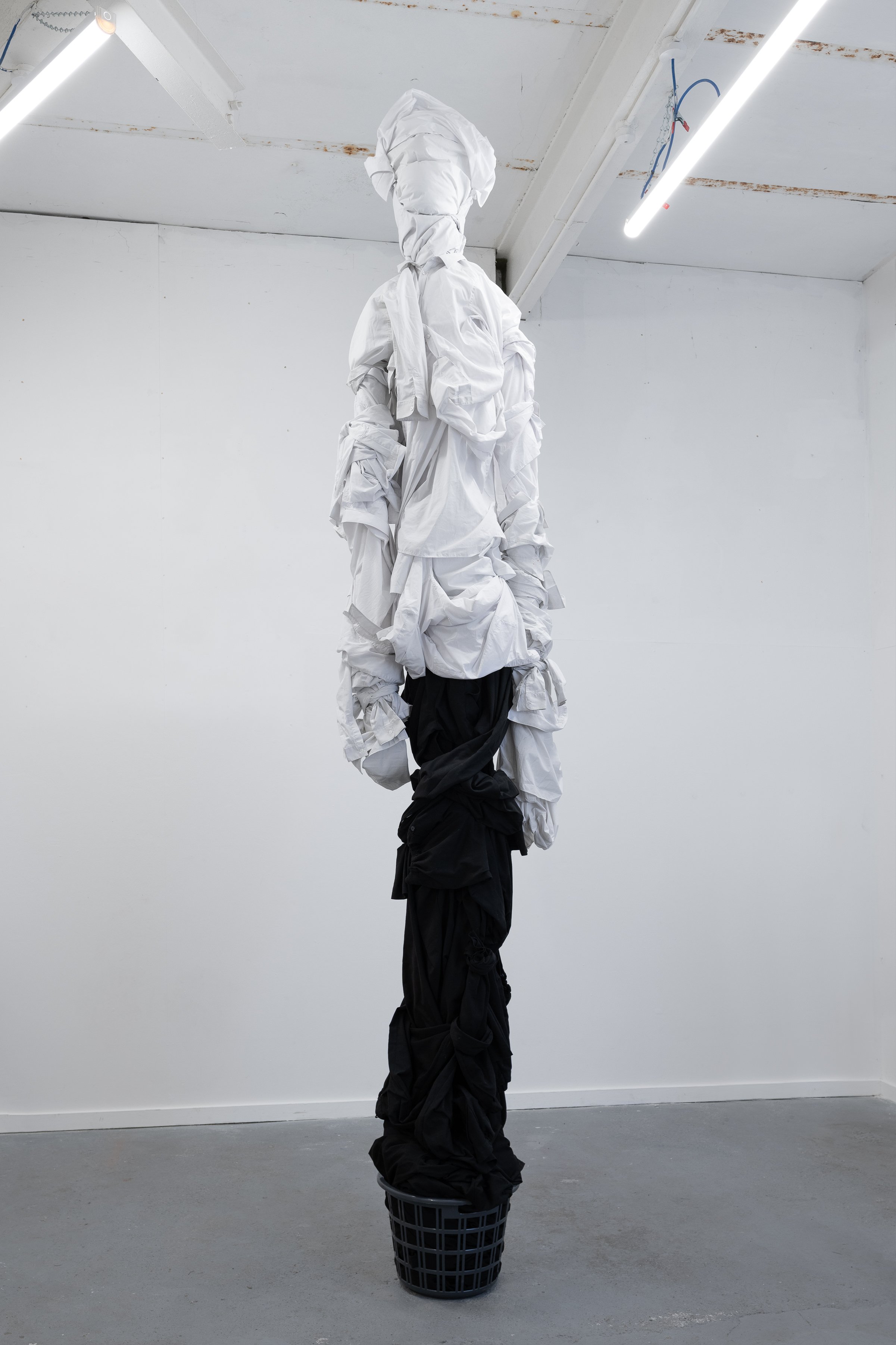 2024, The Tall 1, metal, clothing and plastic