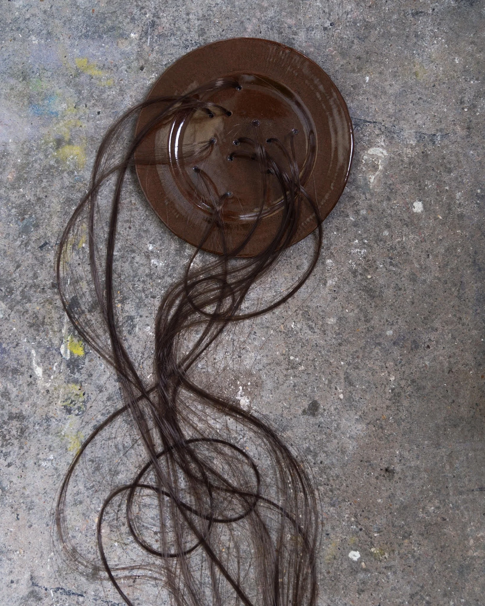 2026, Please, ceramics and monofilament, detail