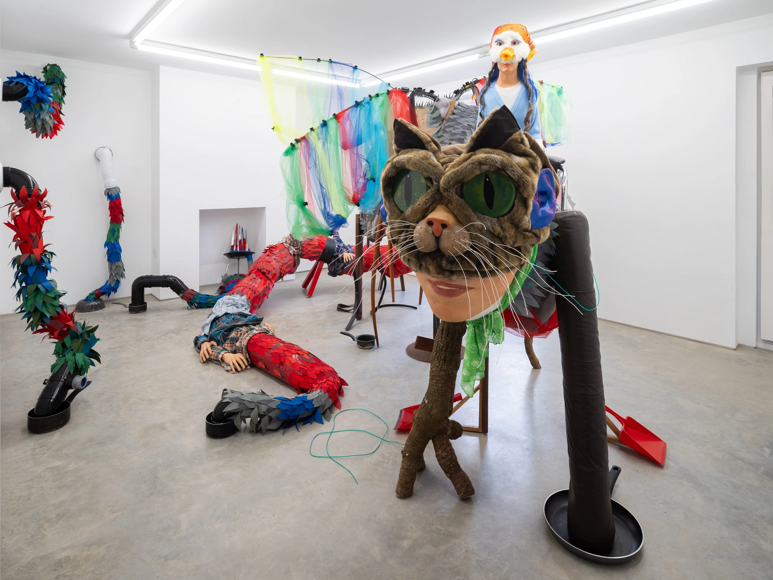 Beast
2026, Metals, fabrics, wood, clothing, hair, leather, plastics, jesmonite, acrylic.