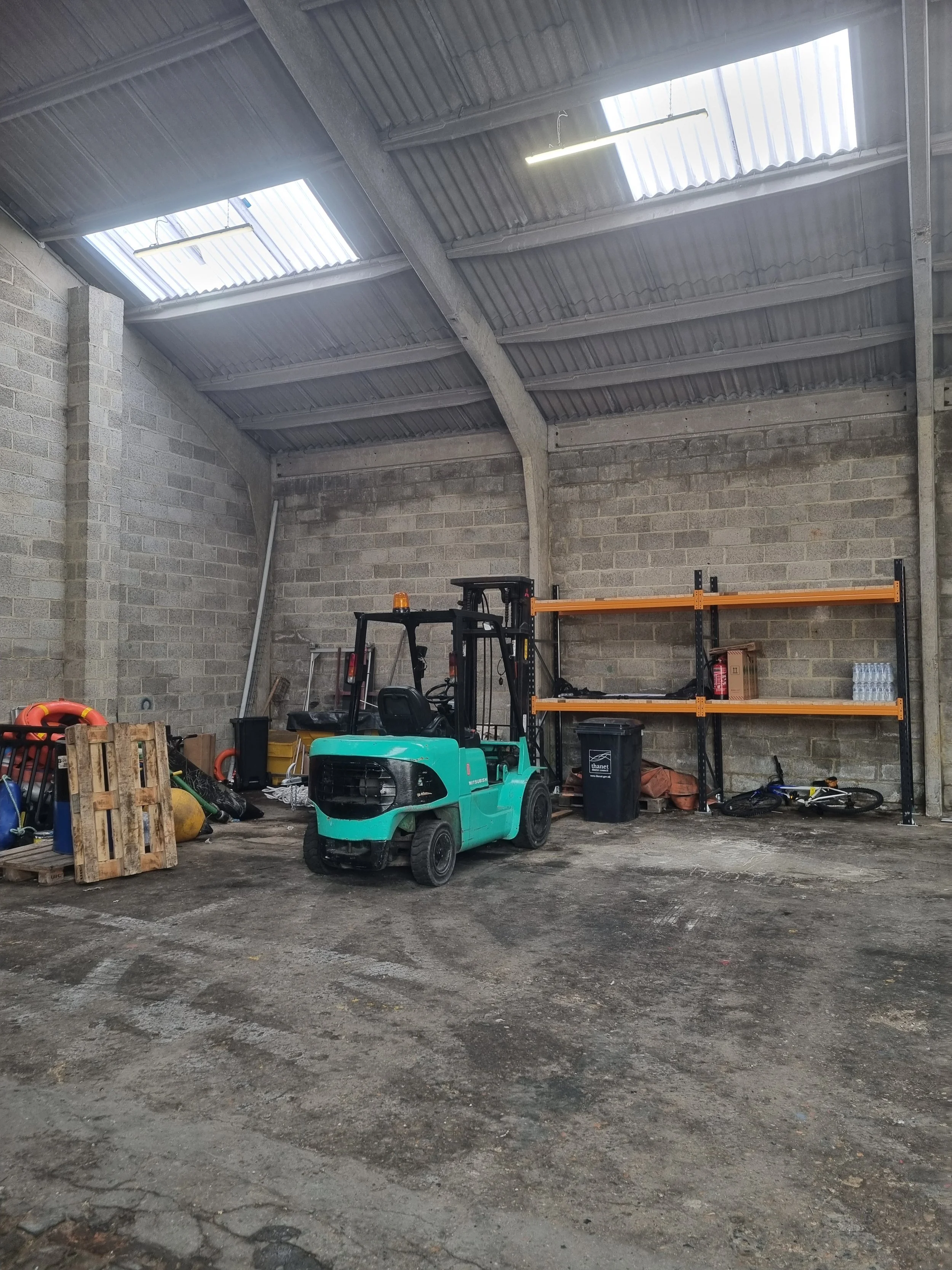 Crane Shed interior