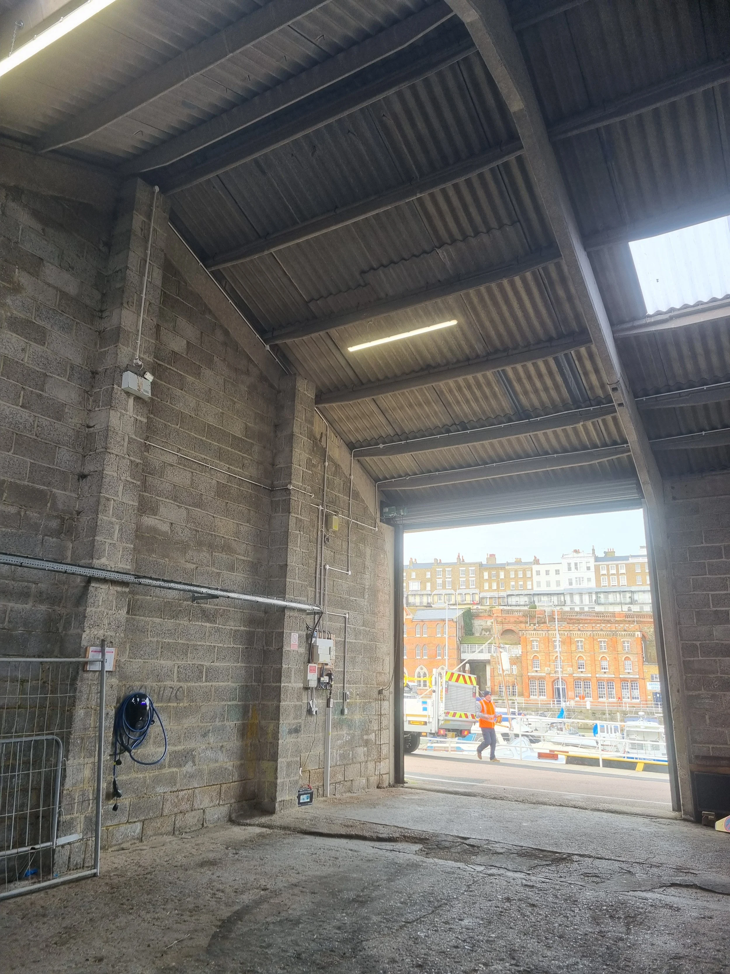 Crane Shed interior