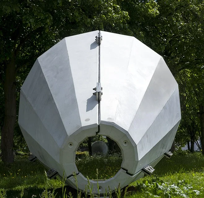 2021, Stereo Pair permanent site-sensitive sound sculpture, Brunel University Campus