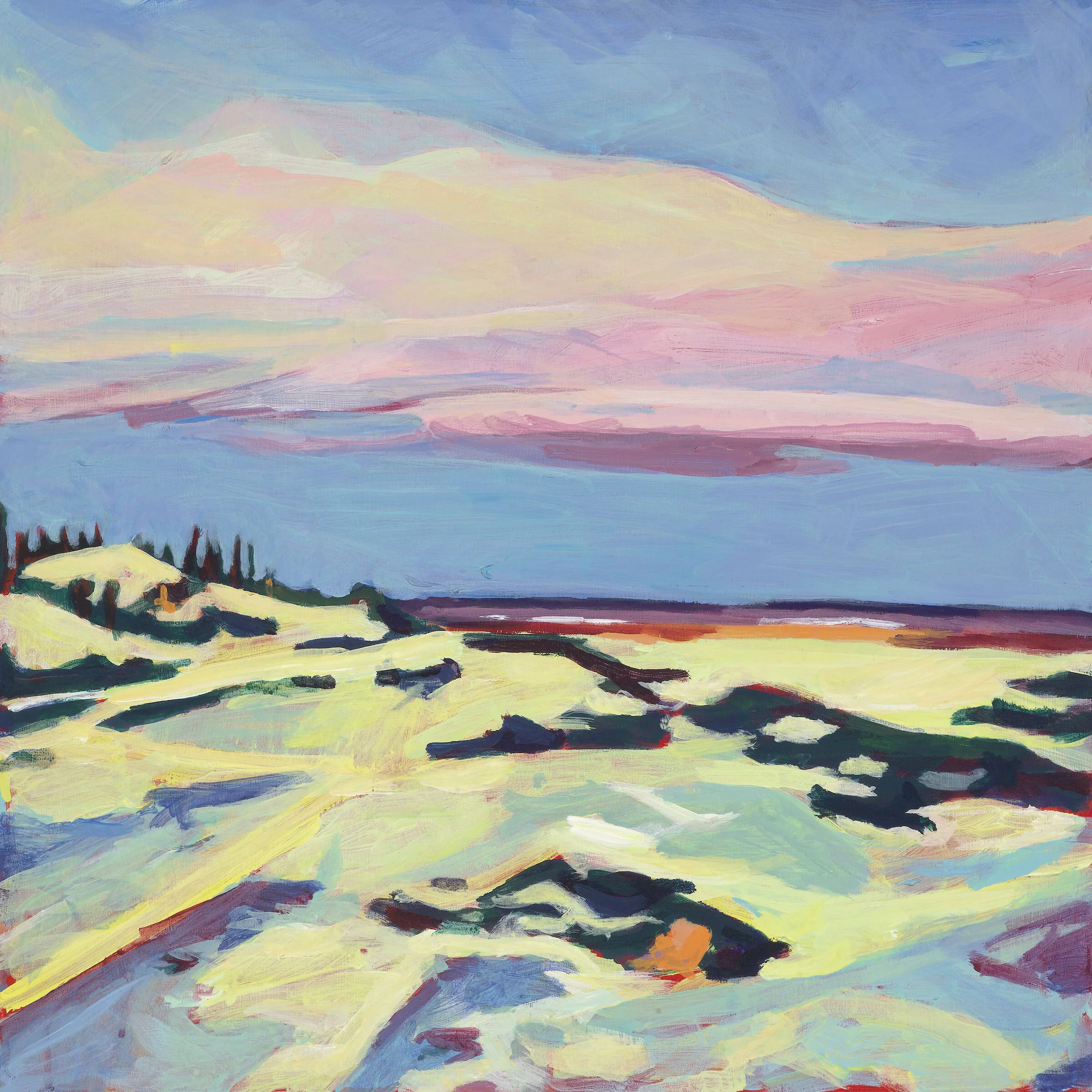 Mellow Yellow Painting and Print