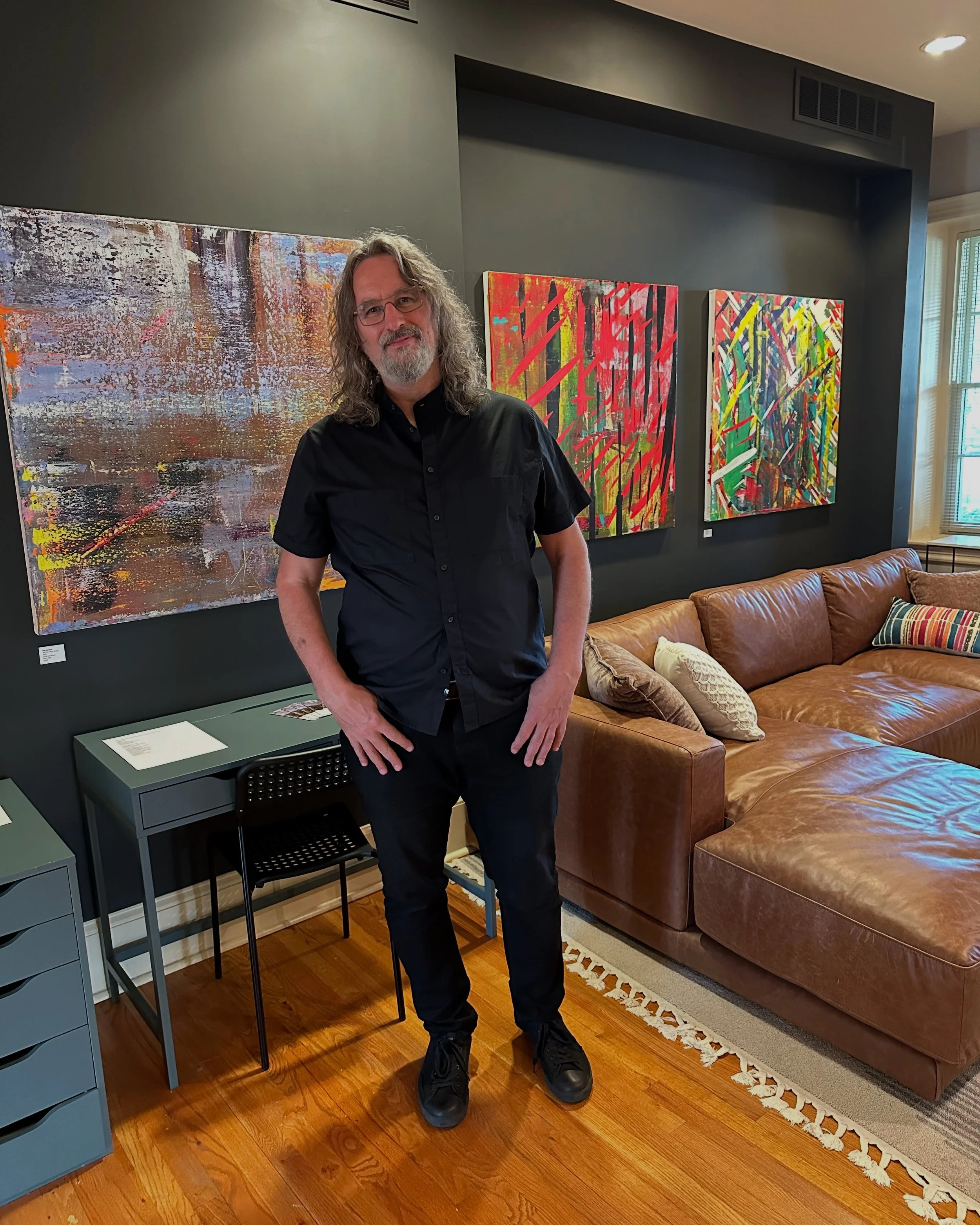Sept 6th-7th | Improvisations in Color | Live Music and Art by Tim Motzer at The Foundry during Arts Fest Doylestown 