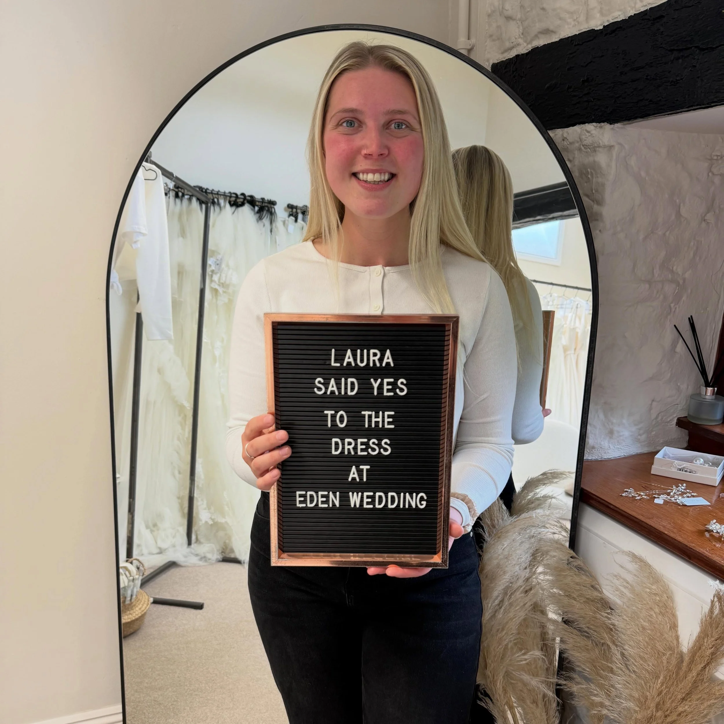 L A U R A 

Congratulations Laura! It was a pleasure to help Laura find a beautiful dress for her big day - she is going to look incredible! 

Thanks for choosing Eden Wedding xxx

#yestothedress #weddingplanning #wedding #bridalinspiration