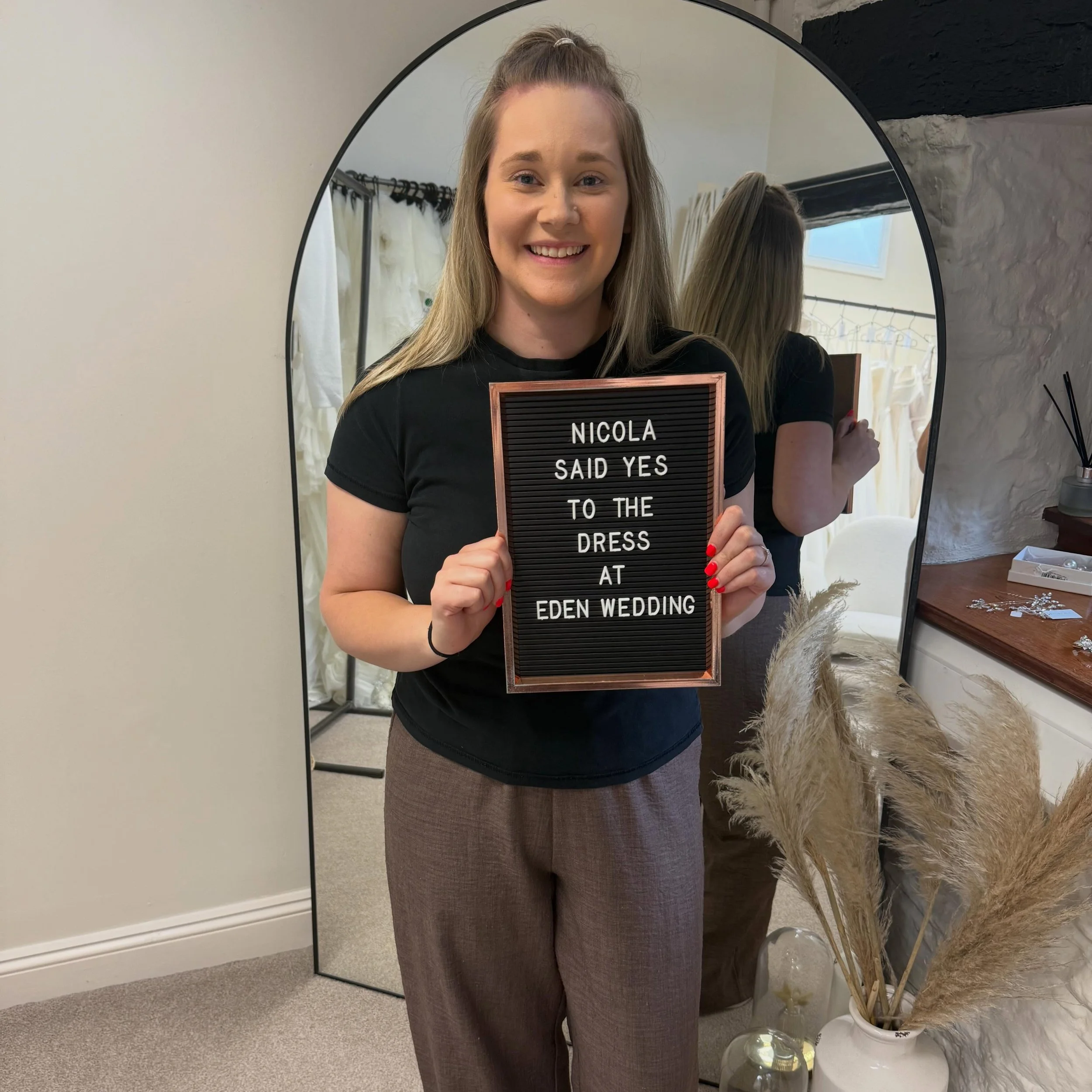 N I C O L A 

It was an absolute pleasure to help Nicola find her perfect dress today, she&rsquo;s going to be a BEAUTIFUL bride! 

Congratulations Nicola, thanks for choosing Eden Wedding xxx

#weddingdress #yestothedress #weddingplanning #bride