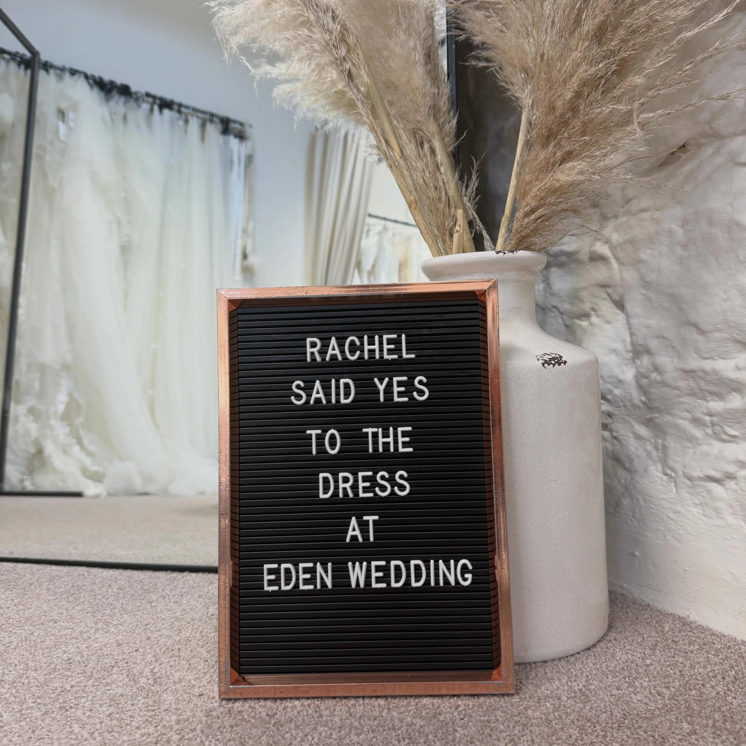 R A C H E L

Congratulations to Rachel on finding your dress today, you looked amazing!

Thanks for choosing Eden Wedding xxx
