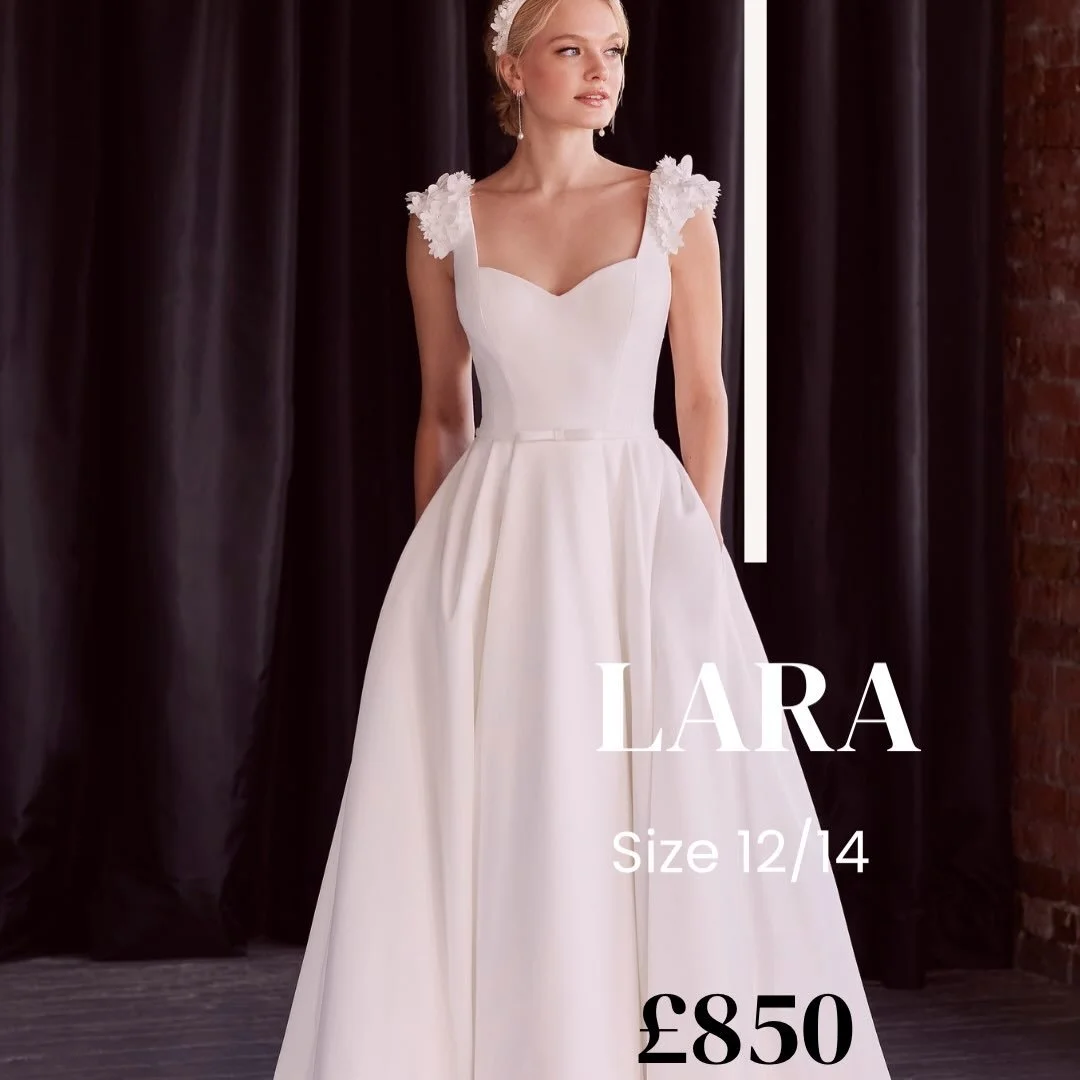 If it&rsquo;s not long until your big day or you have a limited budget - or simply just an eye for a beautiful bargain - then we have a large collection of ex-sample gowns ready to purchase! 

Here&rsquo;s just a small selection but you can find all 