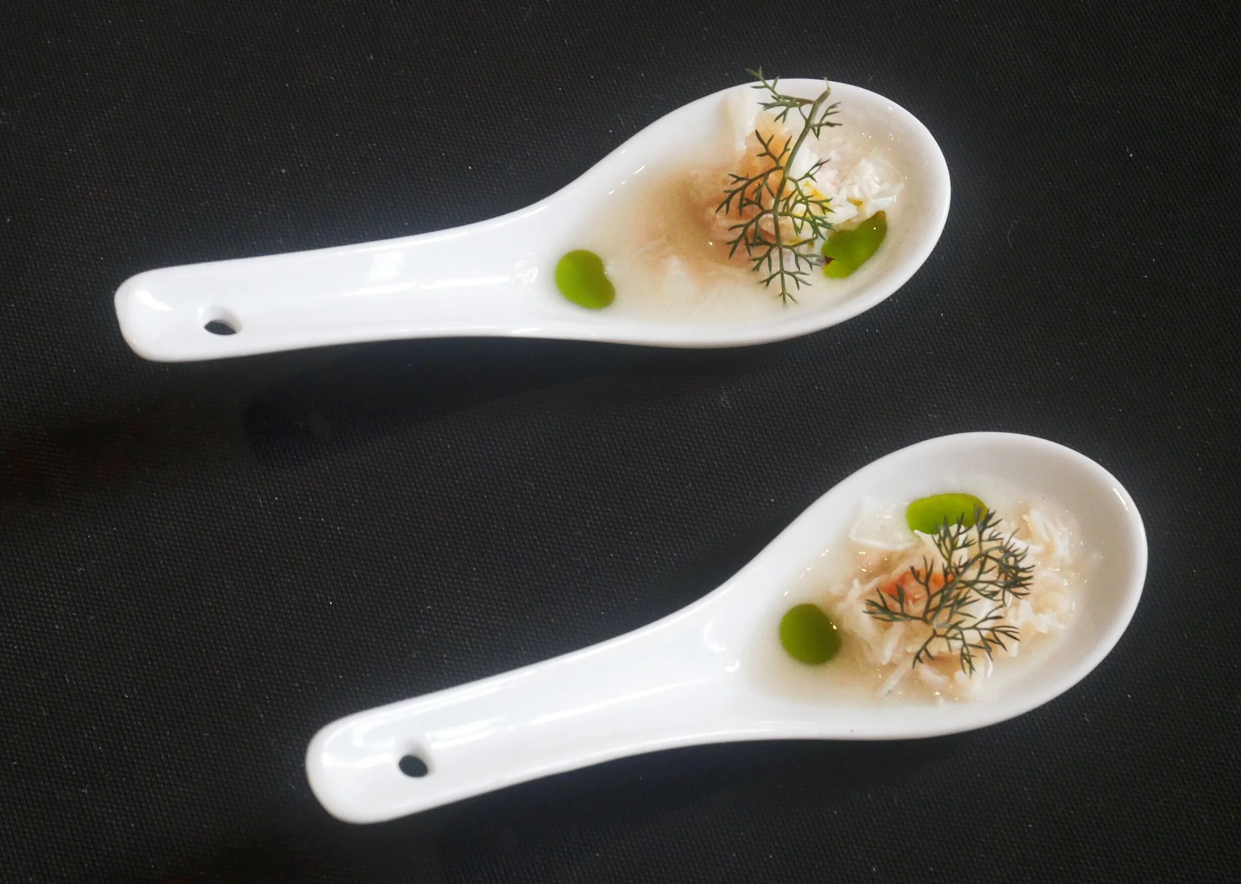 Crab in a spoon