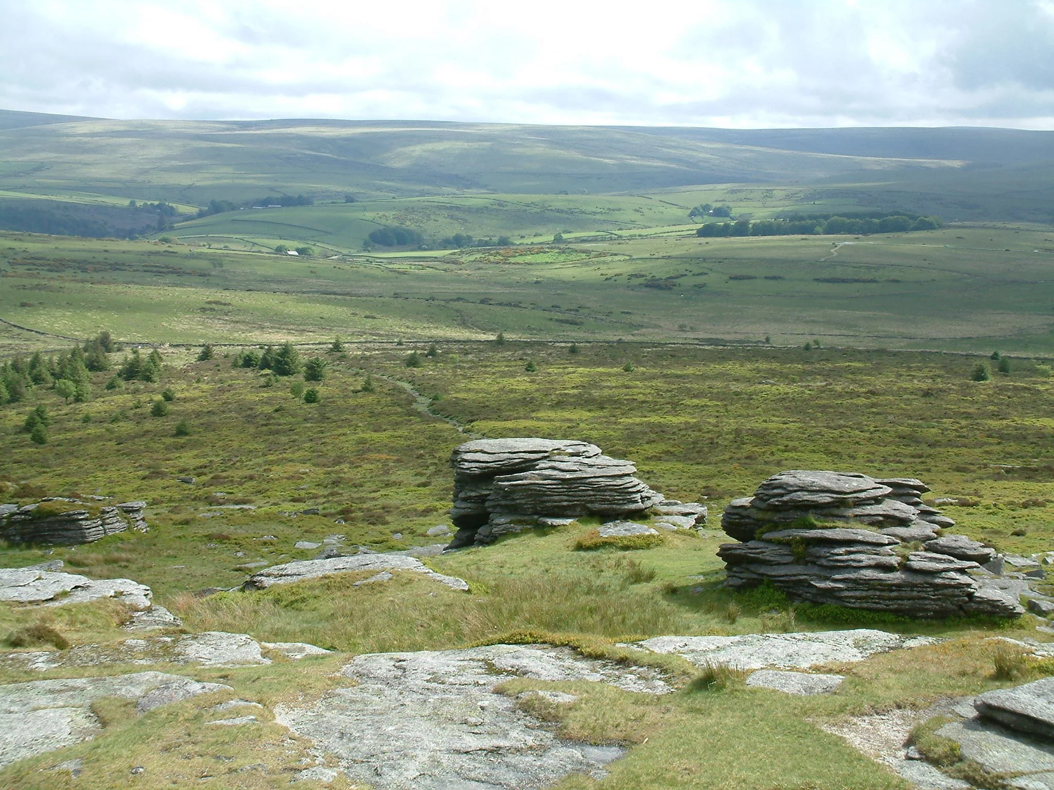 Bellever Tor looking south