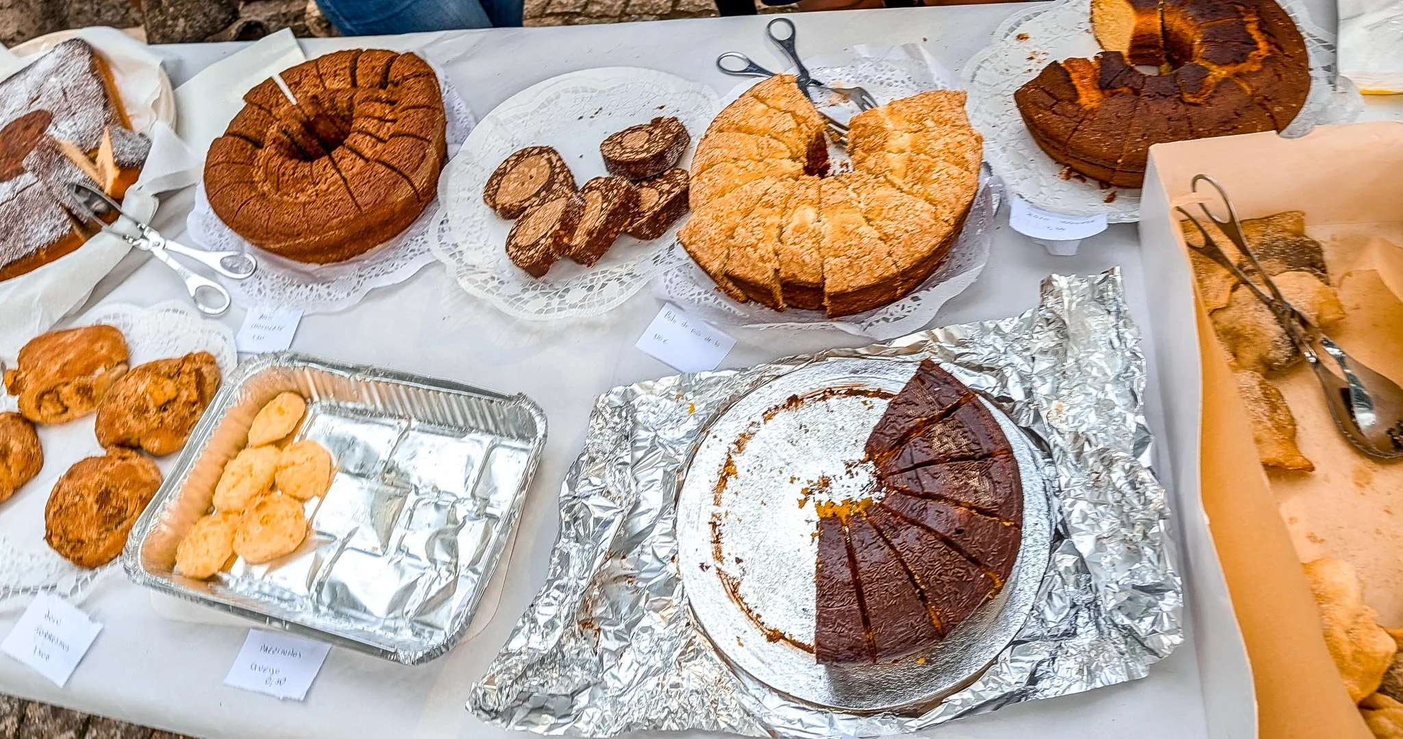 products at the Monchique Chestnut Festival (Festa da Castanha)