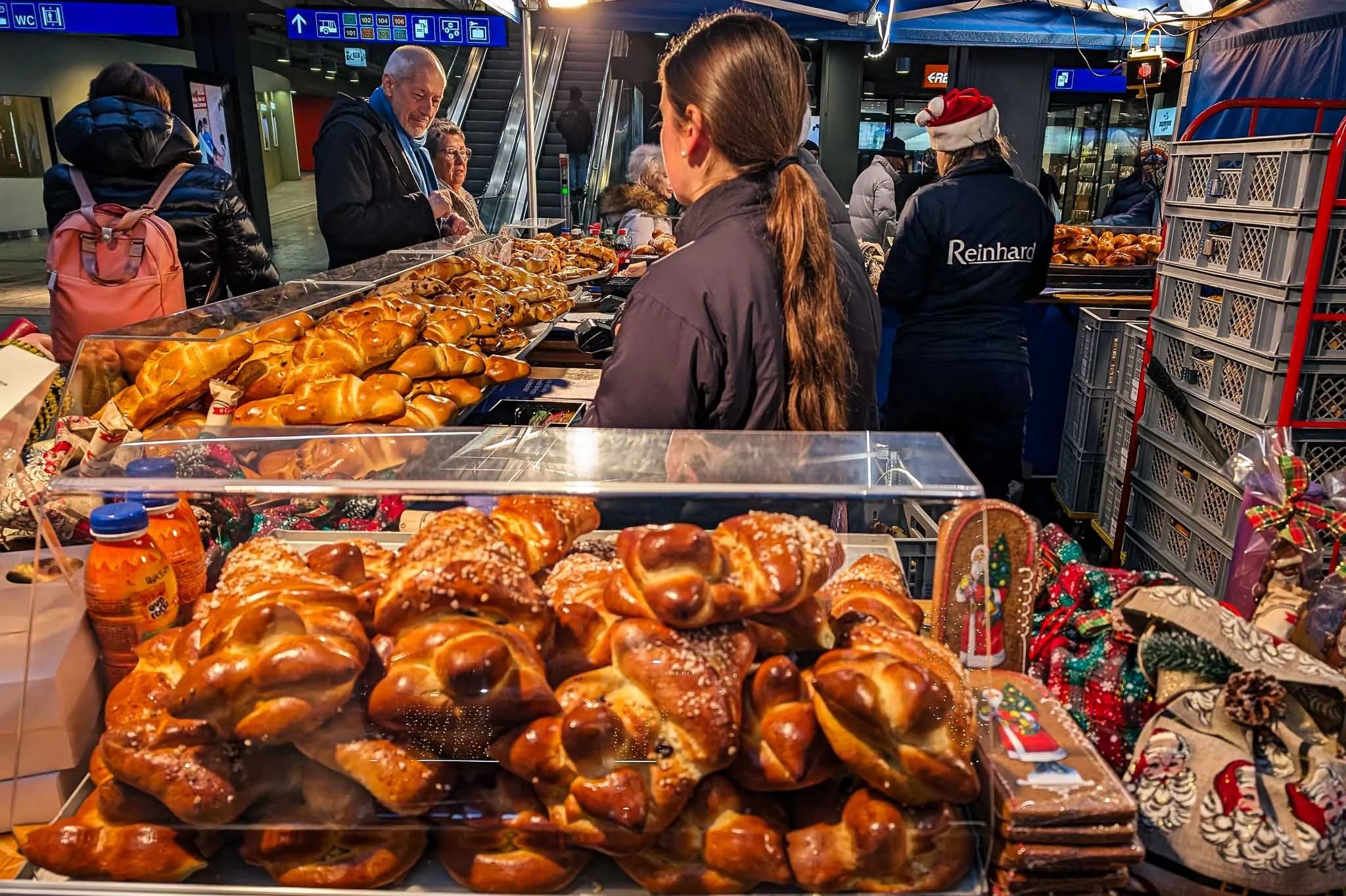 Bern Christmas Market bakery stall