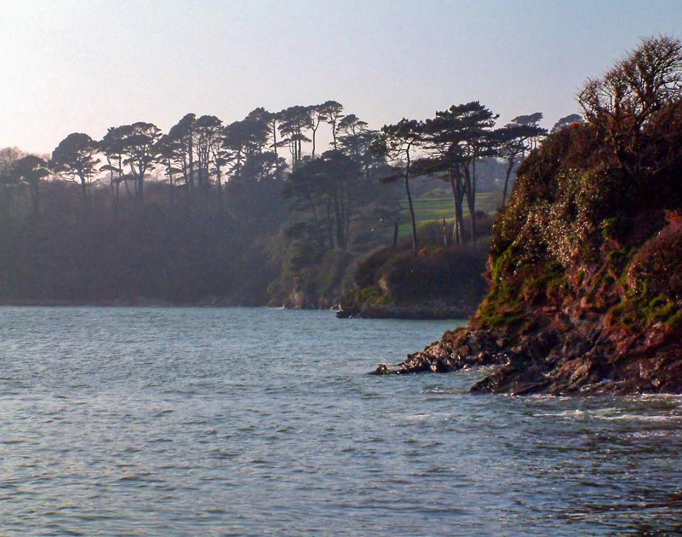Coast path wends its way past Mawnan Smith