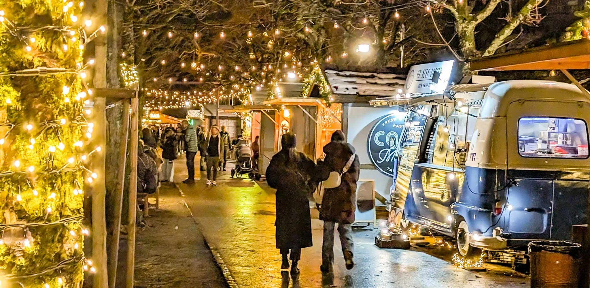 Bern Christmas Market food alley