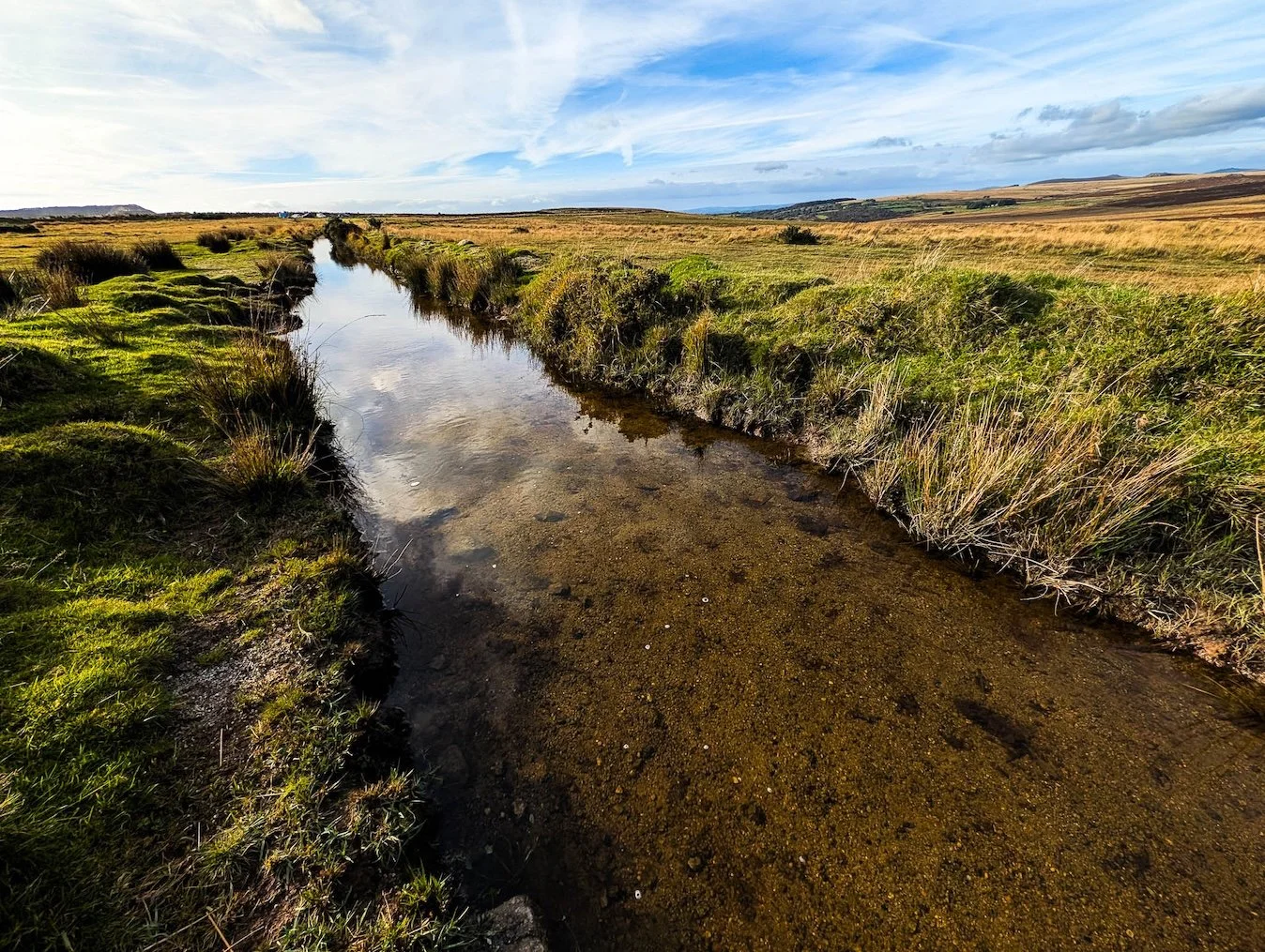 Leat at Trowlesworthy Tor