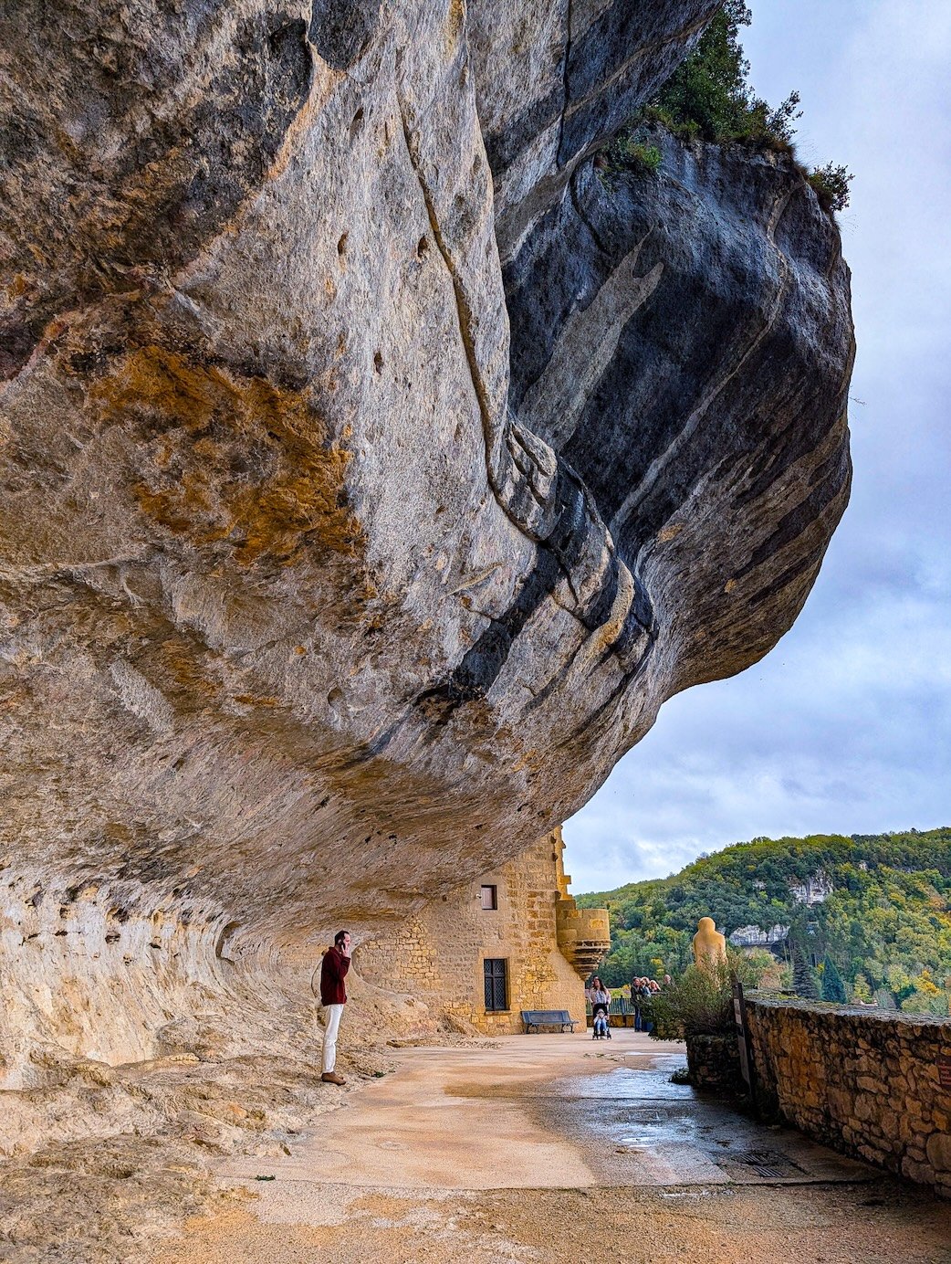 Terrace at the Musée National de Préhistoire