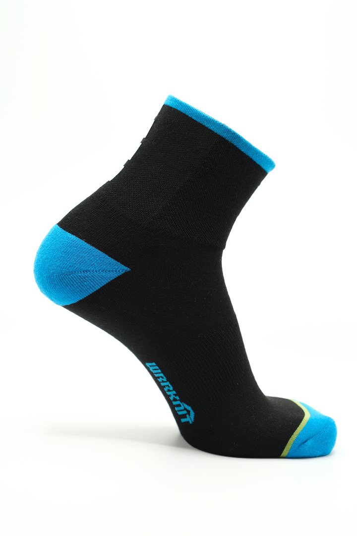 Tipping Top Reflective Quarter 6 Inch Black/Hawaiian Blue