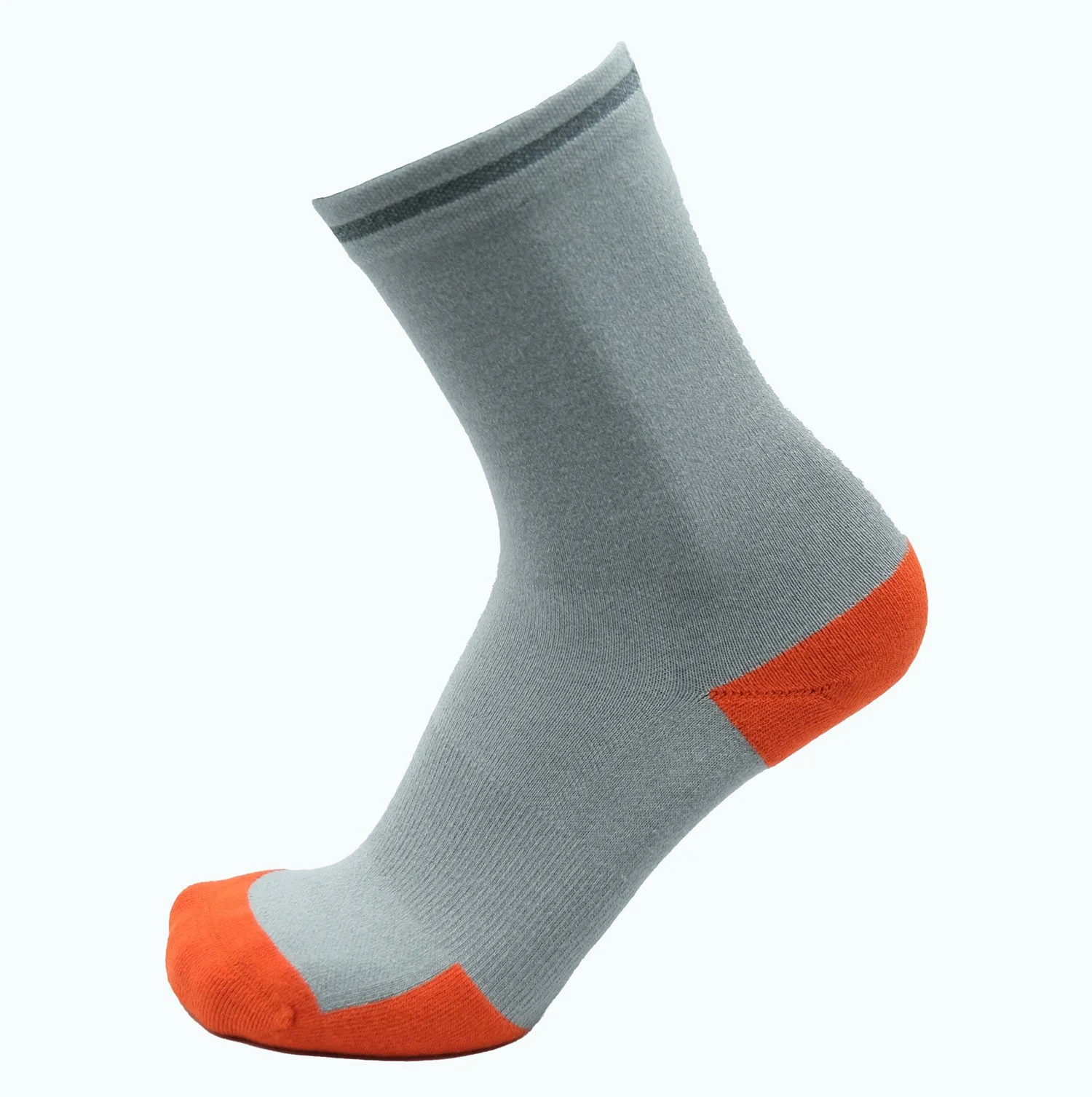360 Reflective Stripe Crew Medium Grey Heather/Flame