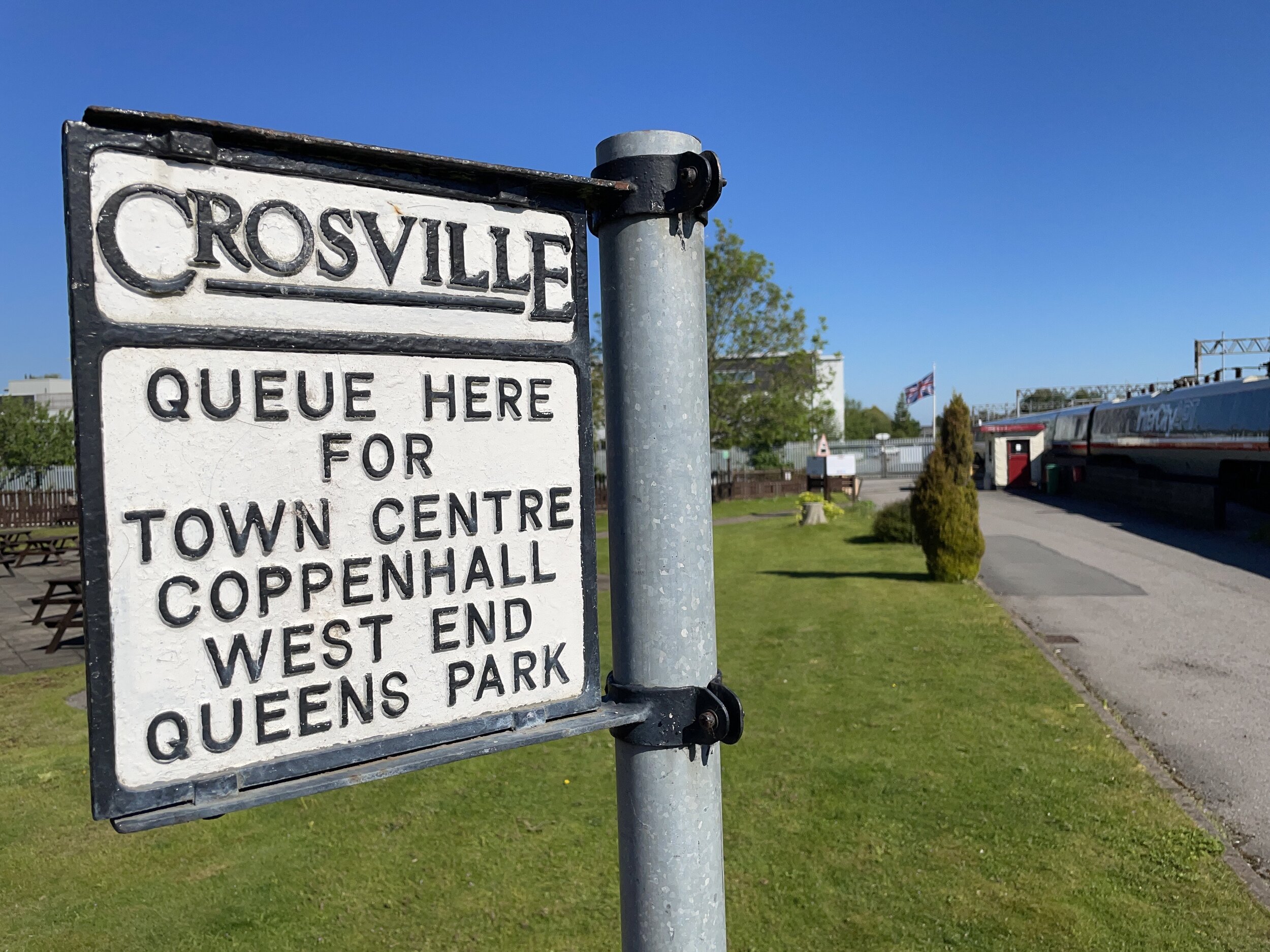 Crosville Bus Stop Sign