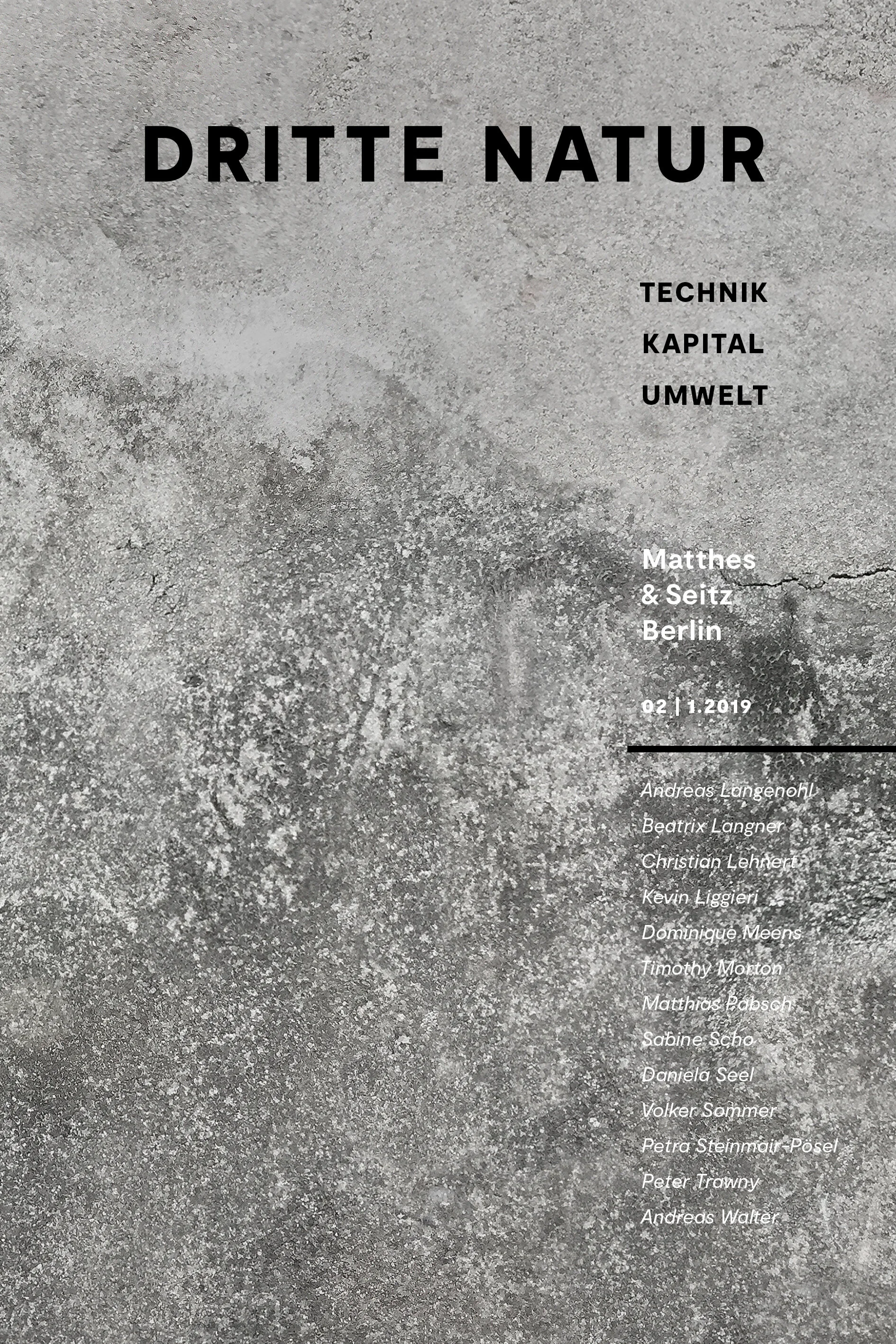 Dritte Natur 1 | 2020: Technik Kapital Umwelt
