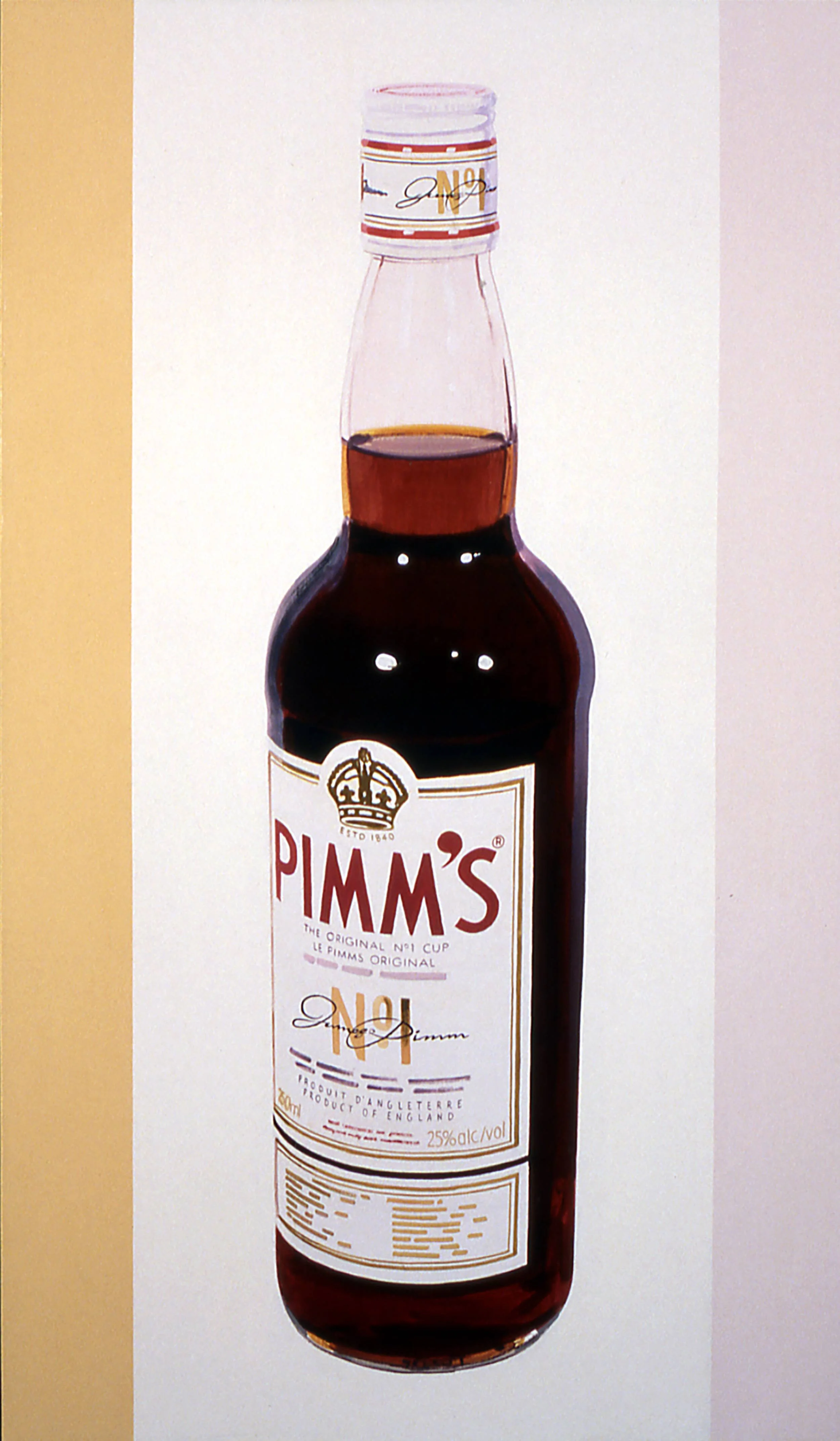   STILL (Pimm’s)  1997, oil and varnish on oak panel, 68 x 40 in. 