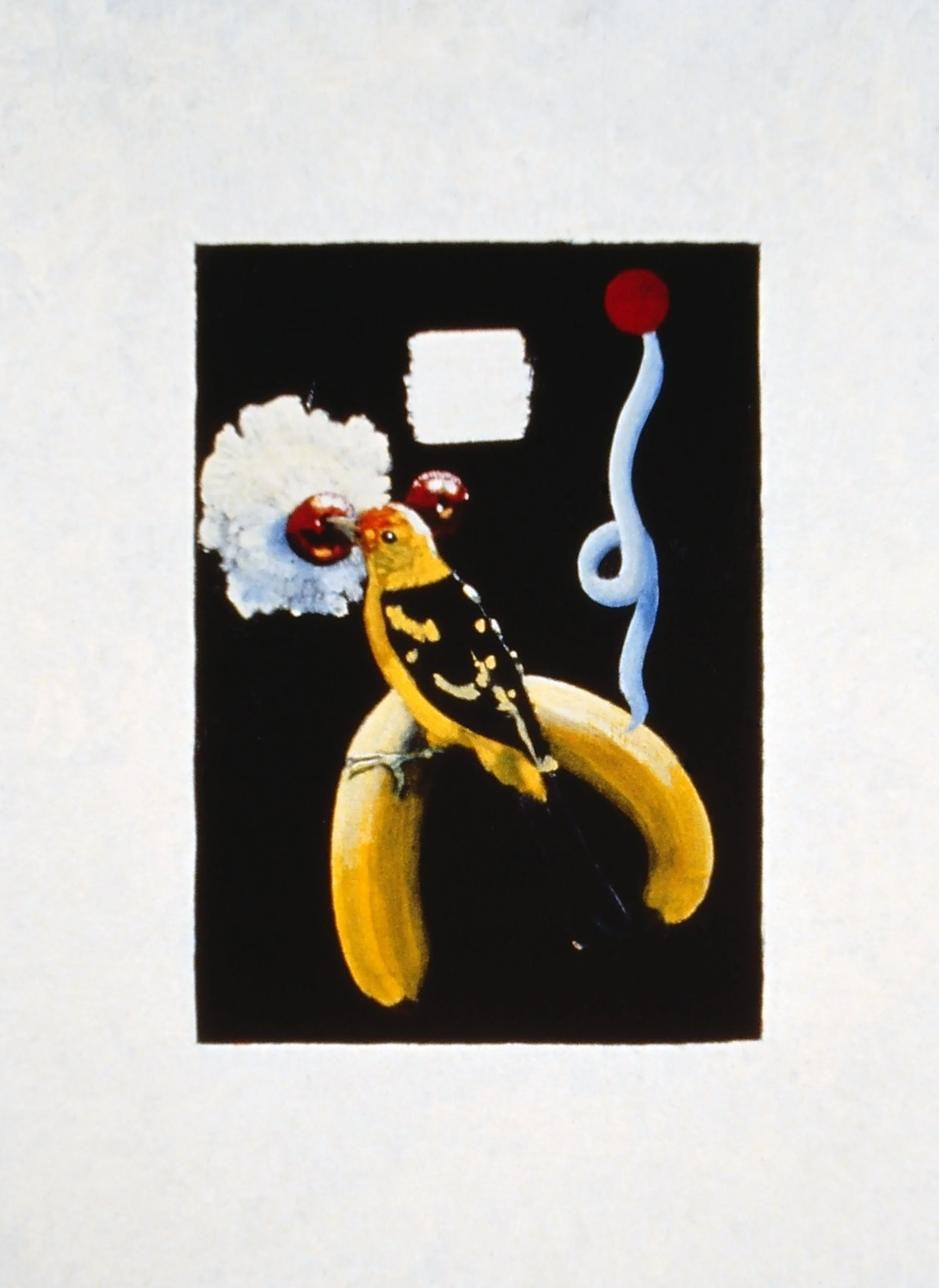   Composition in Red, Yellow and Blue  1986, oil and varnish on wood, 24 × 18 in. 