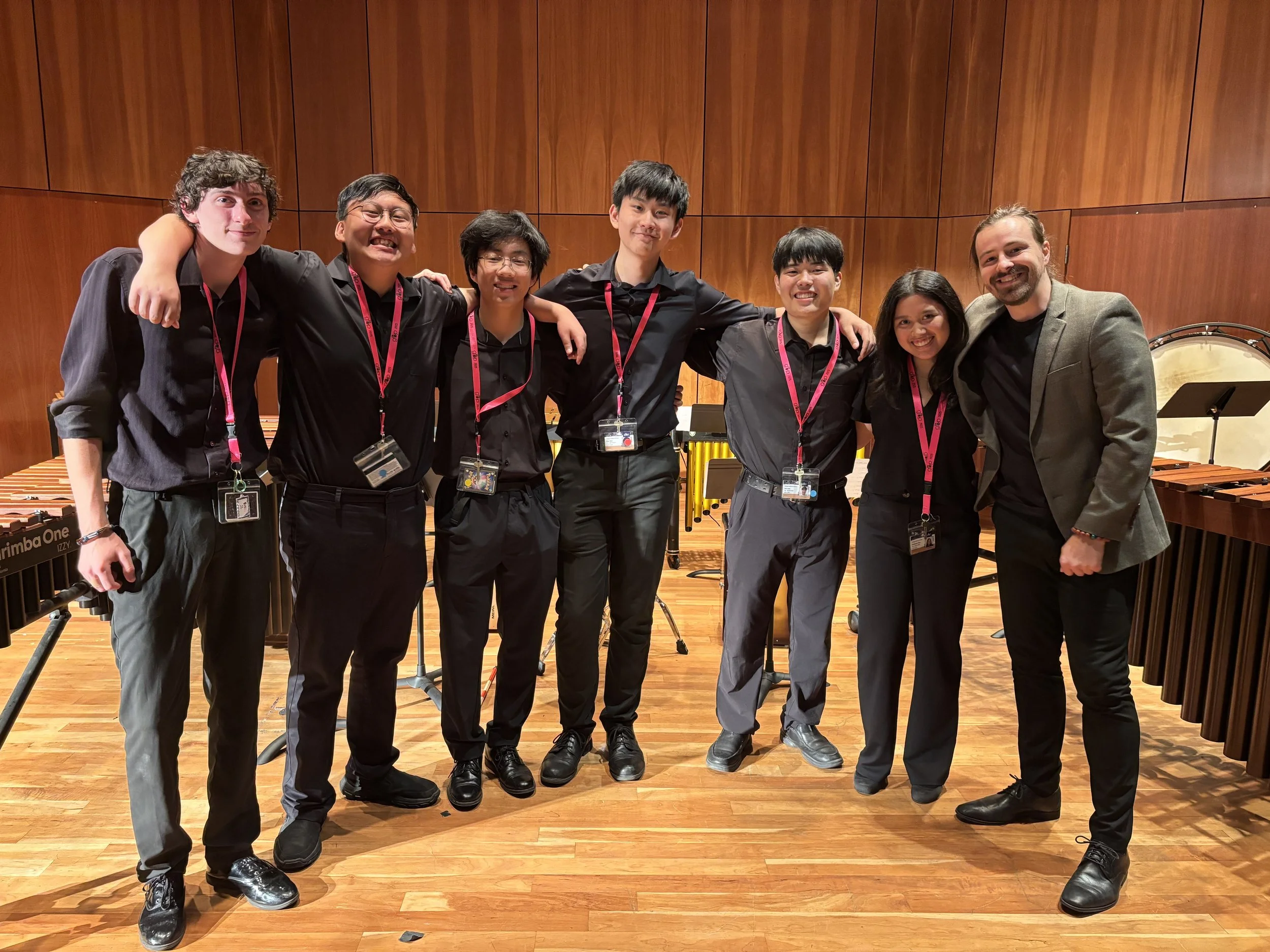  w/ Georgia Governor’s Honors Program percussion students, 2025  