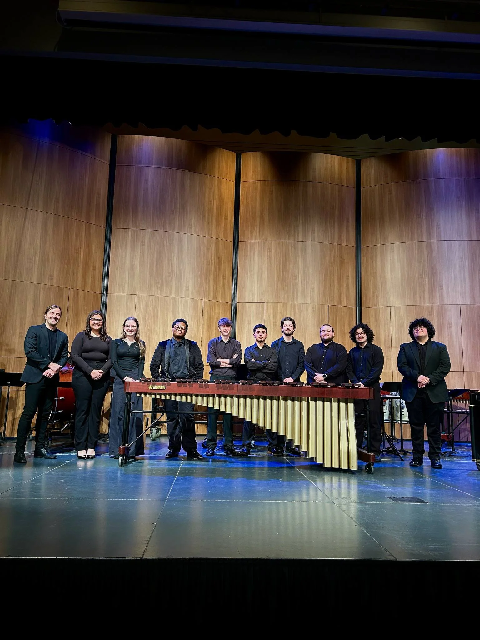 post-concert w/ ATU Percussion Ensemble  