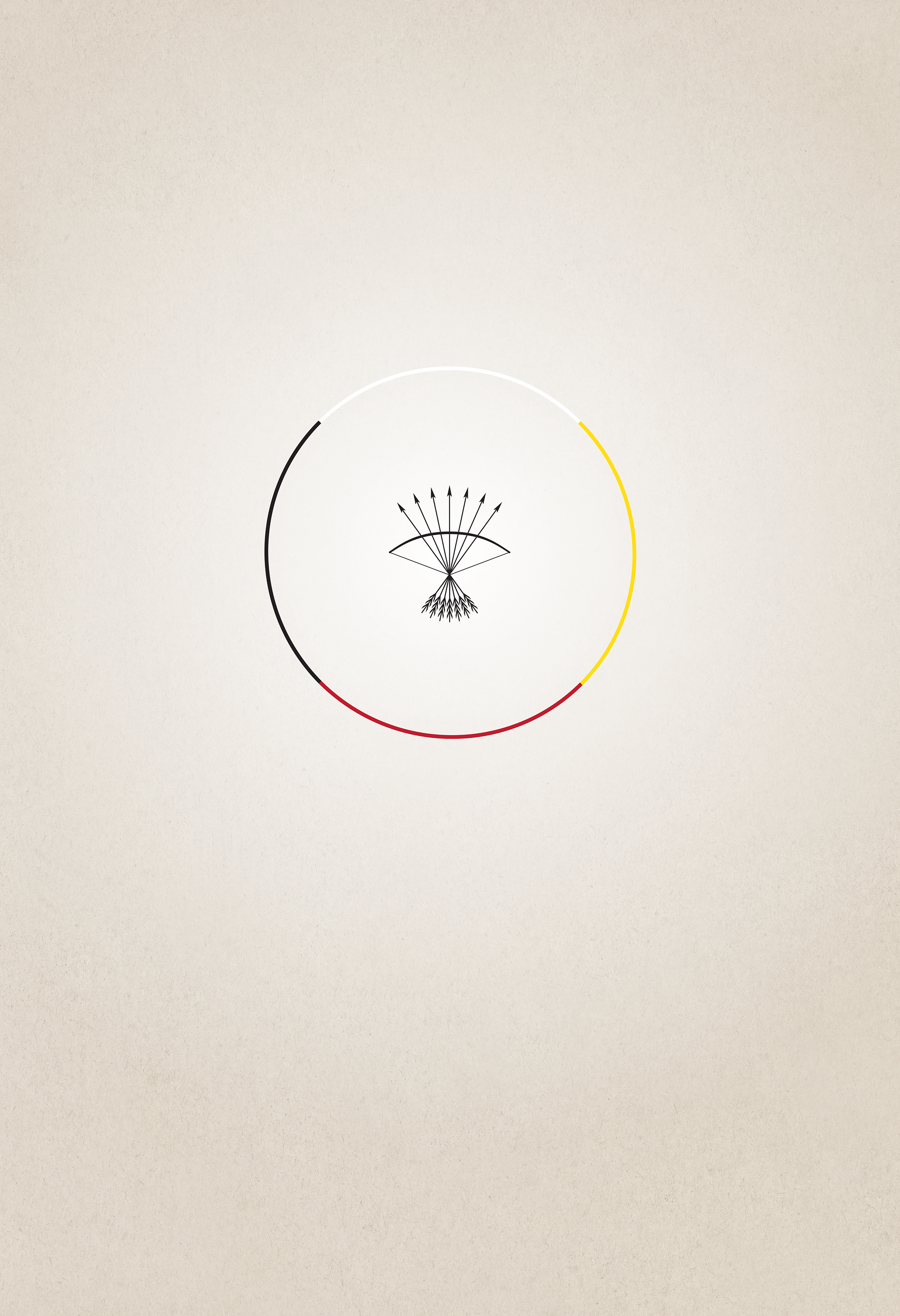  Pictogram of bow and arrows 