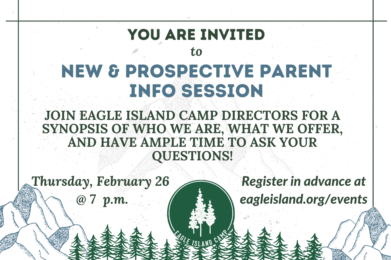 New &amp; Prospective Parent Info Session