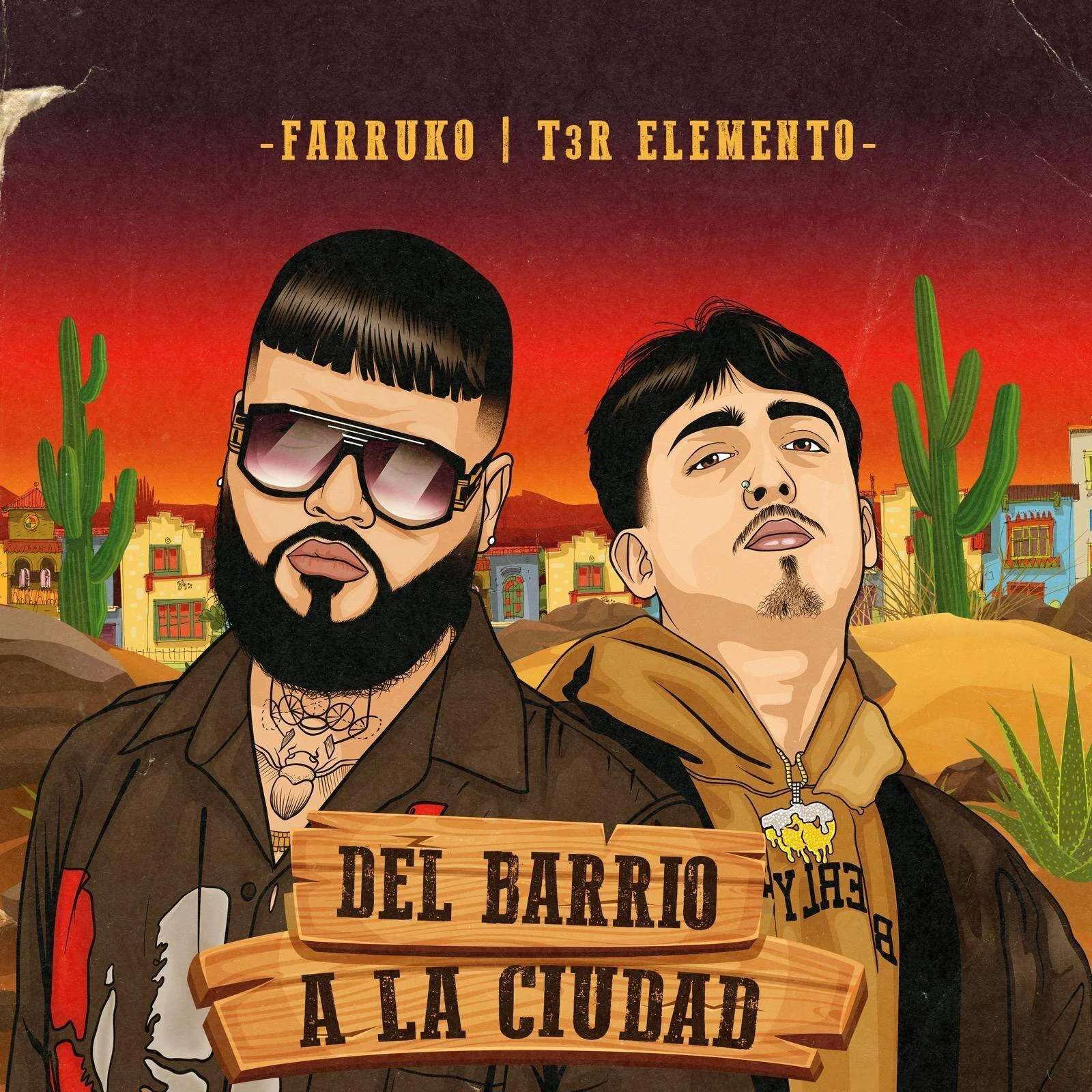 T3r Elemento &amp; Farruko en colaboracion "Del Barrio A La Ciudad" (Corridos Urbanos)