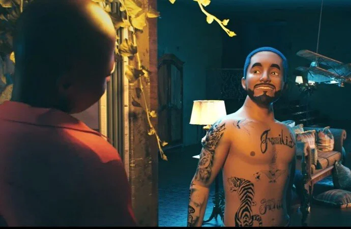 Un J Balvin animado en el adelanto de su video "Azul"