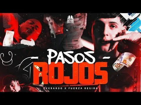 Everardo Ft. Fuerza Regida - Pasos Rojos (Video Oficial)
